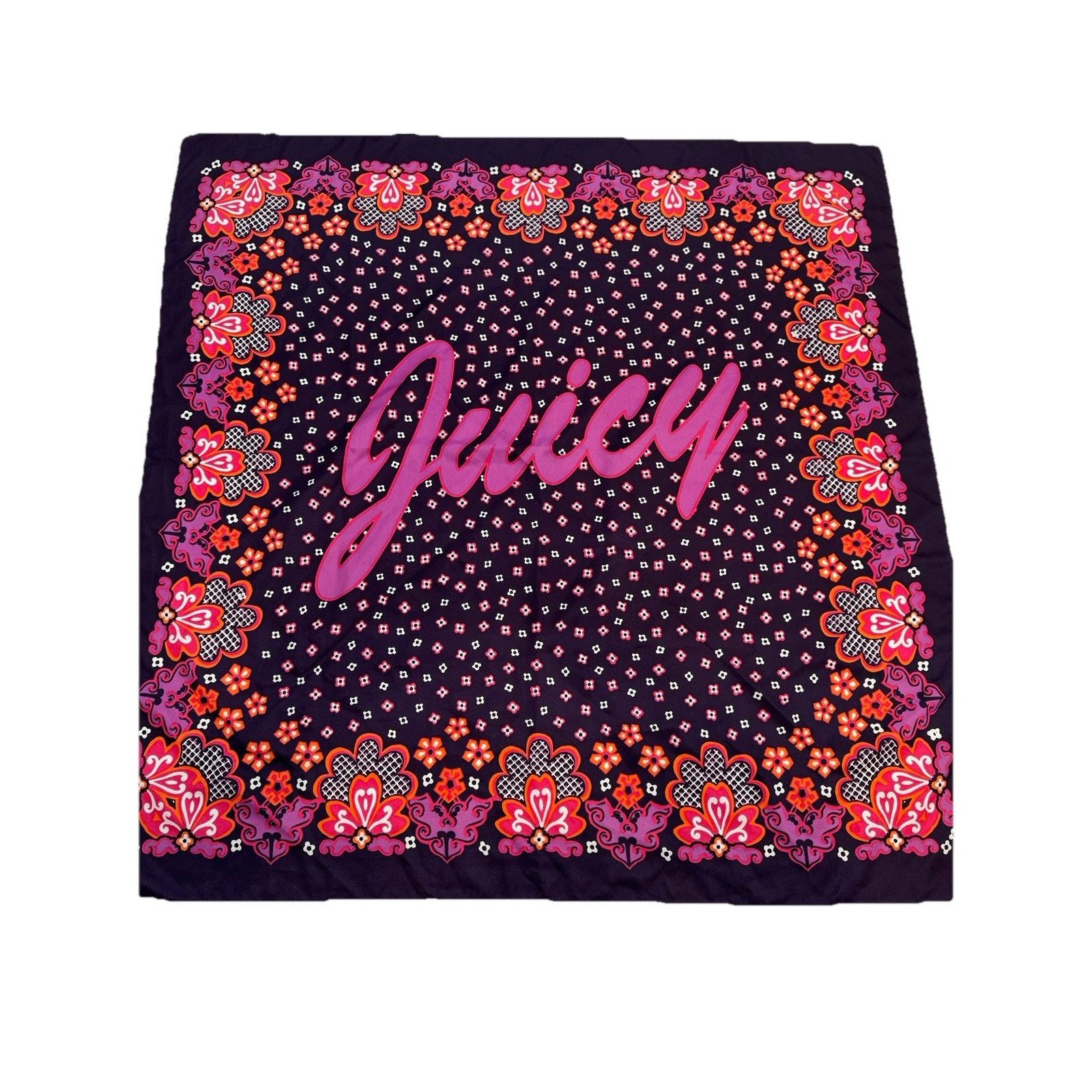 Juicy Couture Juicy Couture Purple Scarf Purse Accessory Classic Eclectic Size ONE SIZE - 1 Thumbnail