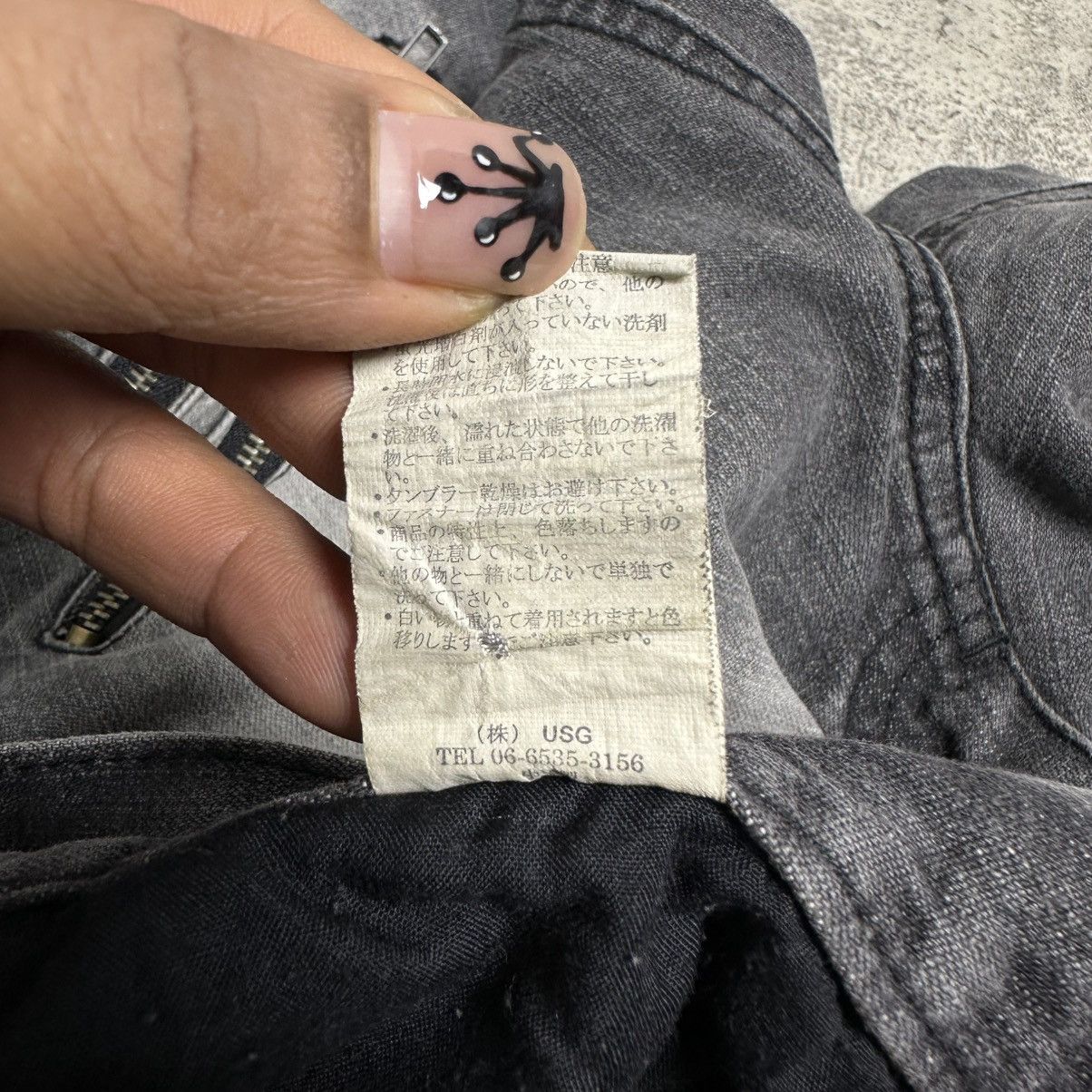 Japanese Brand Black Baccara Distressed Flared Bondage Pants Size US 32 / EU 48 - 16 Thumbnail