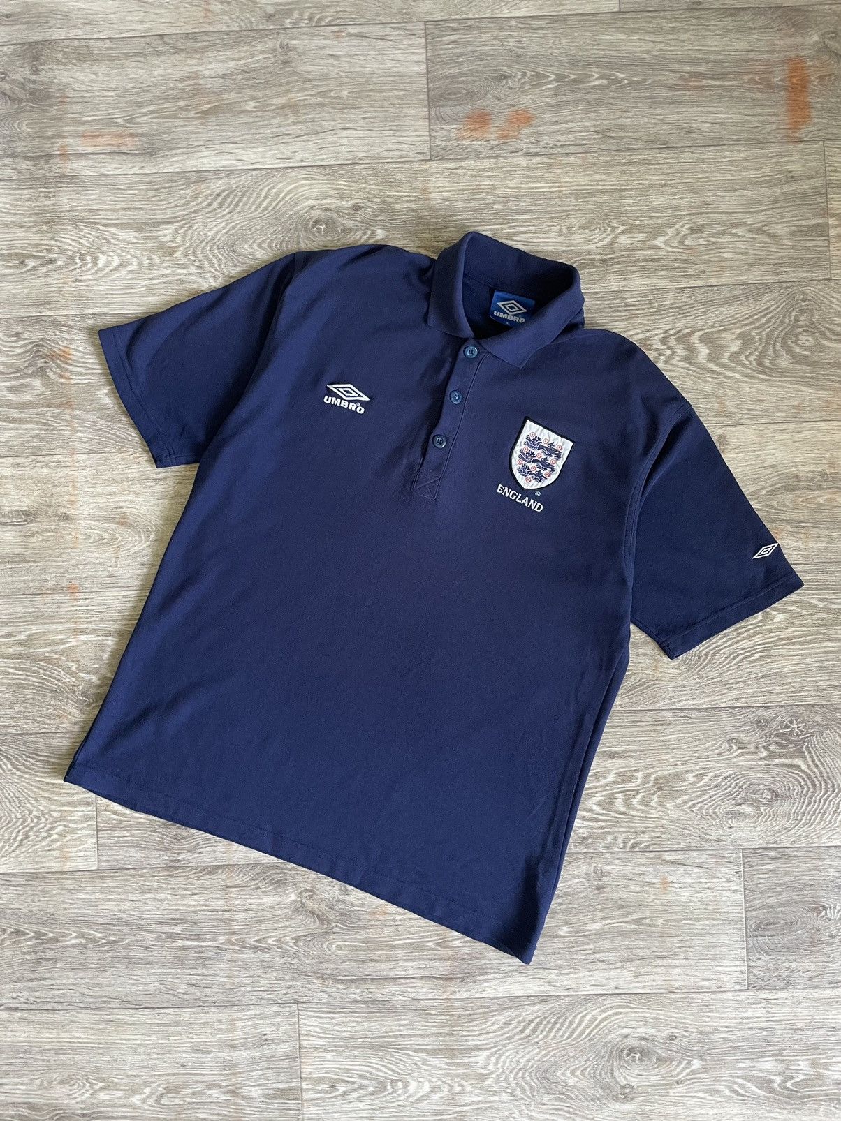 Umbro × Vintage Vintage Umbro England National Team 1995-97 Very Rare Size US XL / EU 56 / 4 - 1 Thumbnail