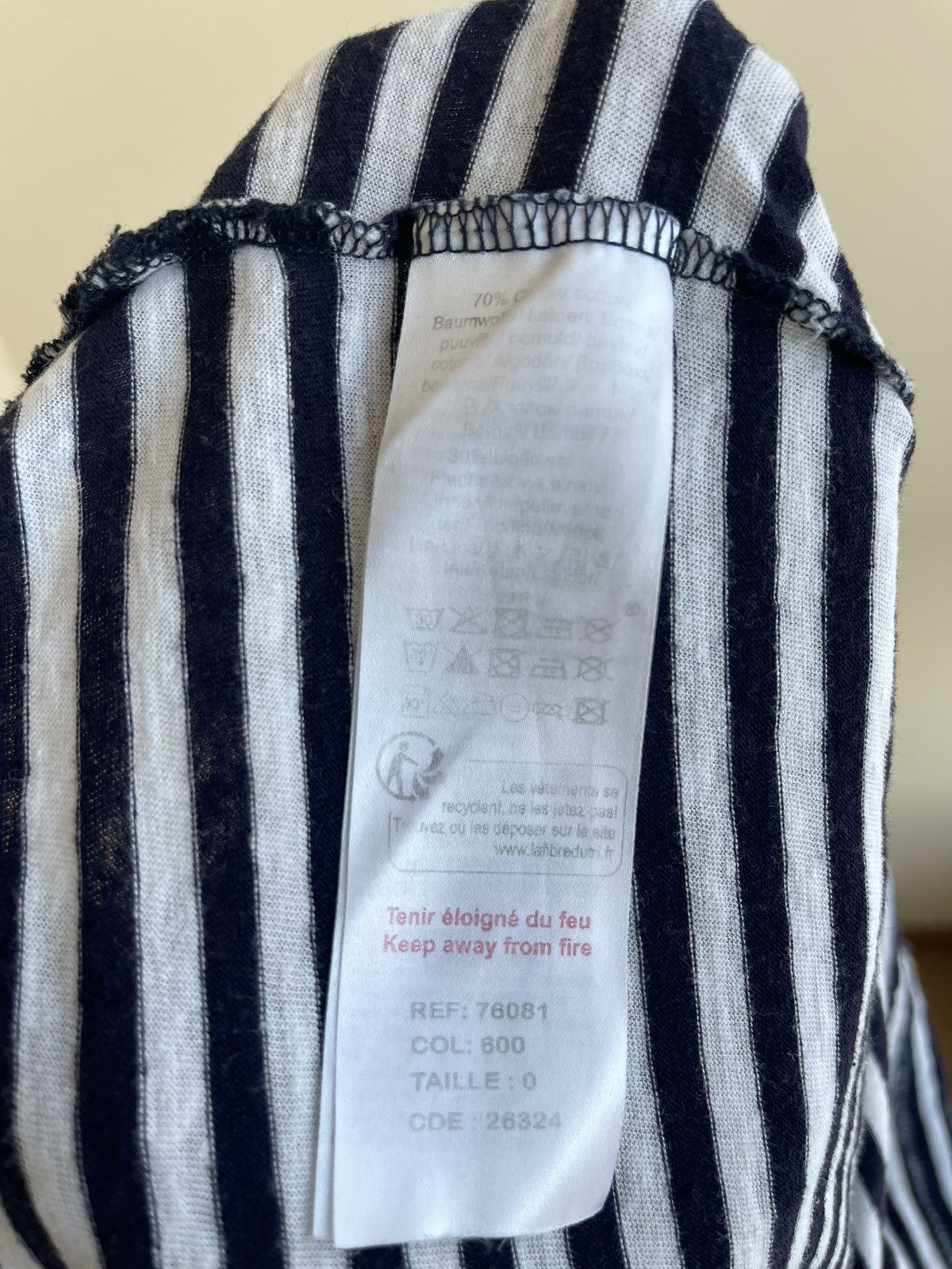 Armor-Lux Armor Lux Cotton Linen Breton Striped T-Shirt Heritage Size0 Size XS / US 0-2 / IT 36-38 - 5 Thumbnail