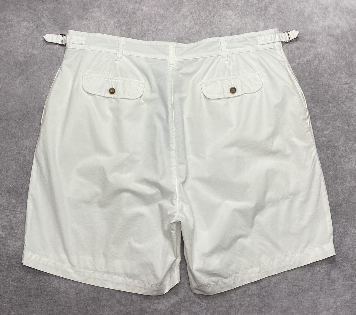 Tommy Hilfiger 90’s Vintage Tommy Hilfiger White Cotton Shorts Size US 38 / EU 54 - 2 Thumbnail