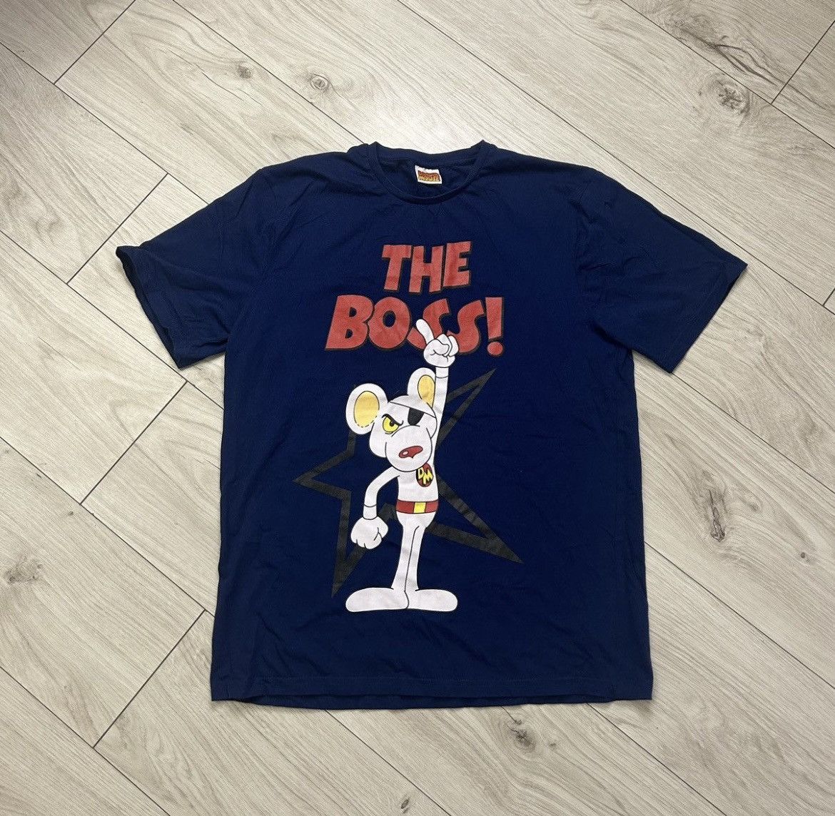 Disney × Vintage Danger Mouse T-Shirt Big Printed Graphic in Front Size M Size US M / EU 48-50 / 2 - 1 Thumbnail