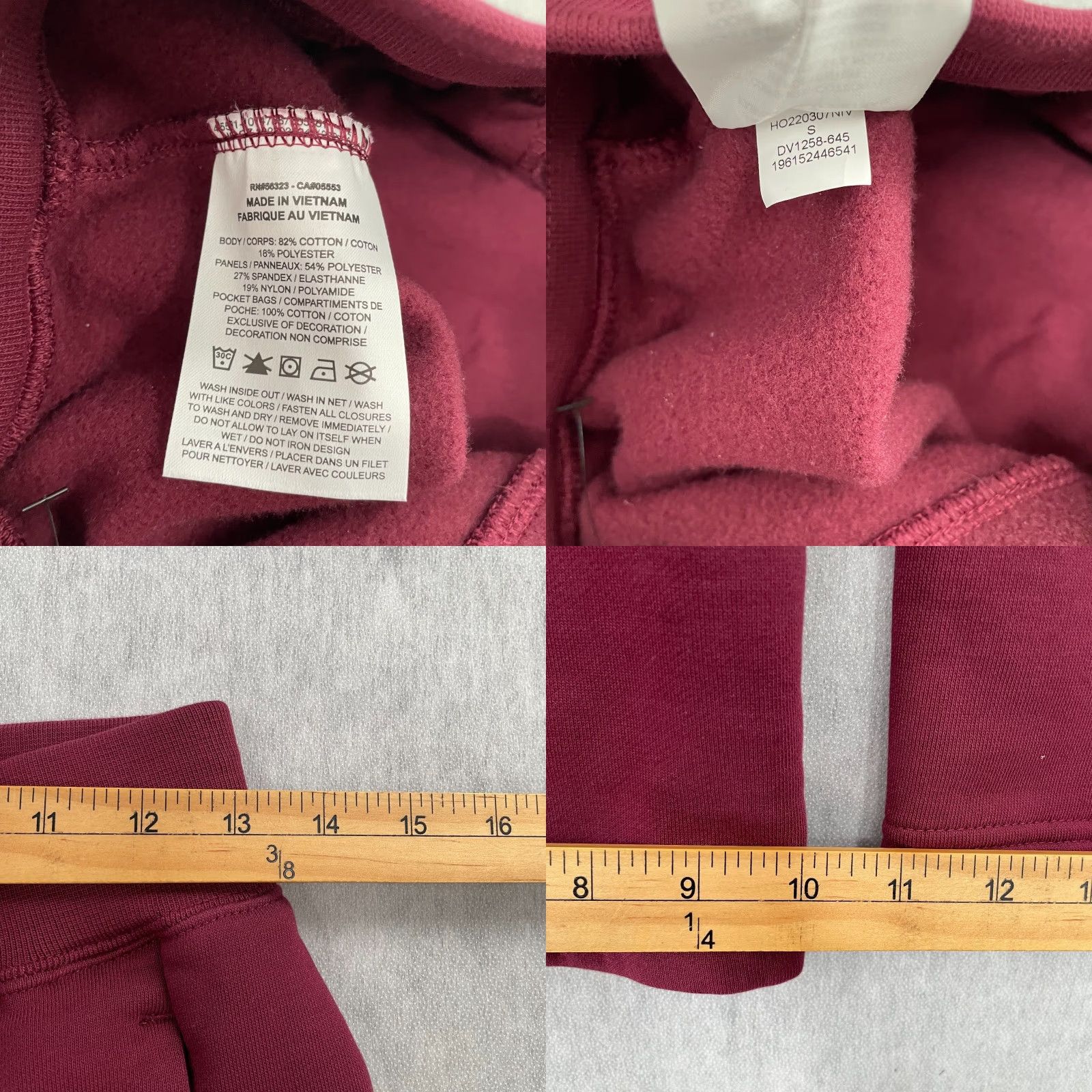 Nike VINTAGE Nike Air Jordan Pants Women’s Small Red Engineered Fleece Sweatpants S Wide-Leg Jumpman Athletic Pants Womens Small Red Size 28" / US 6 / IT 42 - 8 Thumbnail