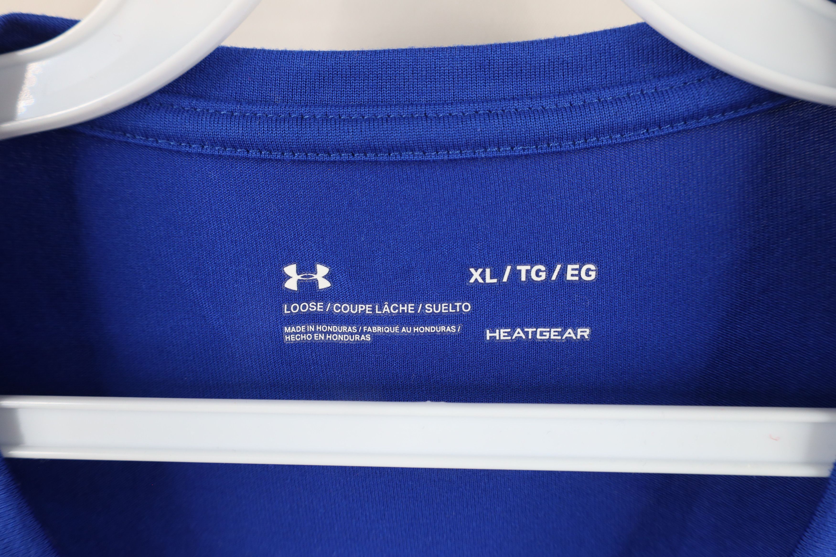 Under Armour × Vintage Under Armour Out HeatGear Pepsi Co Short Sleeve T-Shirt Blue Size US XL / EU 56 / 4 - 6 Thumbnail