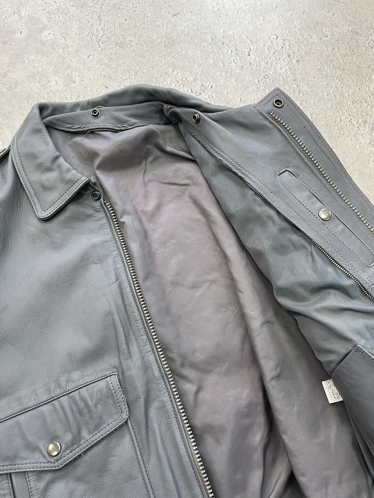 Schott Leather aviation leather bomber jacket 90s schott jacket Size US L / EU 52-54 / 3 - 8 Thumbnail