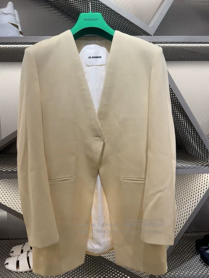Jil Sander Jil Sander size 36 Solid color loose suit Size S / US 4 / IT 40 - 1 Thumbnail