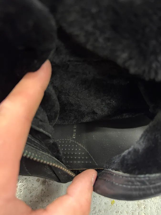 Designer × Prada × Vintage 2000s Prada Black High Laced Boxing Suede Shoes Size US 8 / IT 38 - 7 Thumbnail