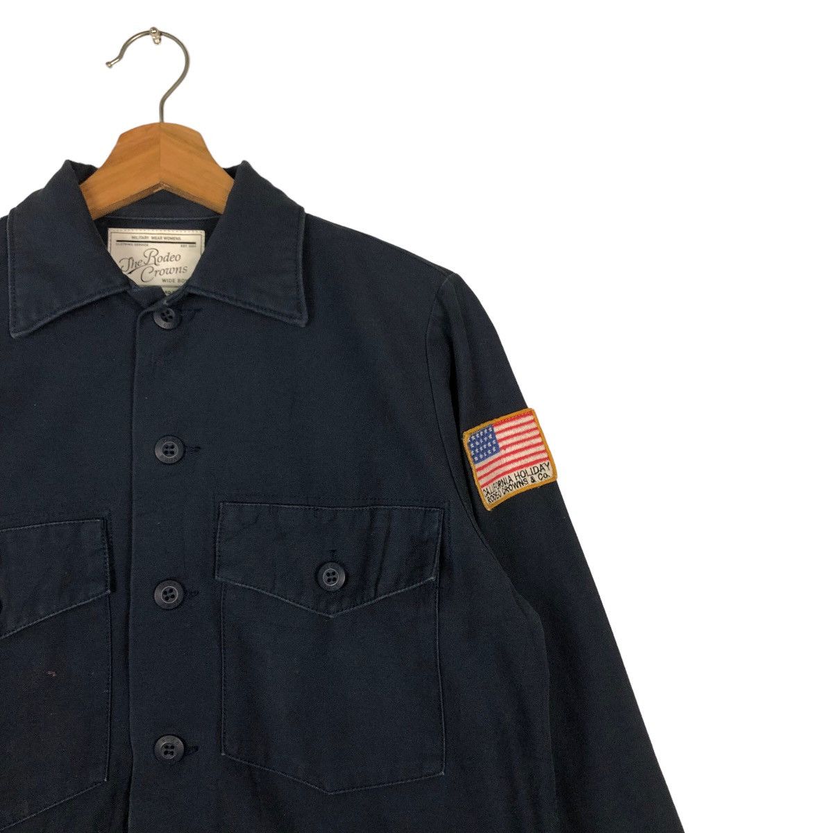 Japanese Brand 🔥Vintage Biker Jacket Rodeo Crowns California 1992 Big Logo Size US S / EU 44-46 / 1 - 7 Thumbnail