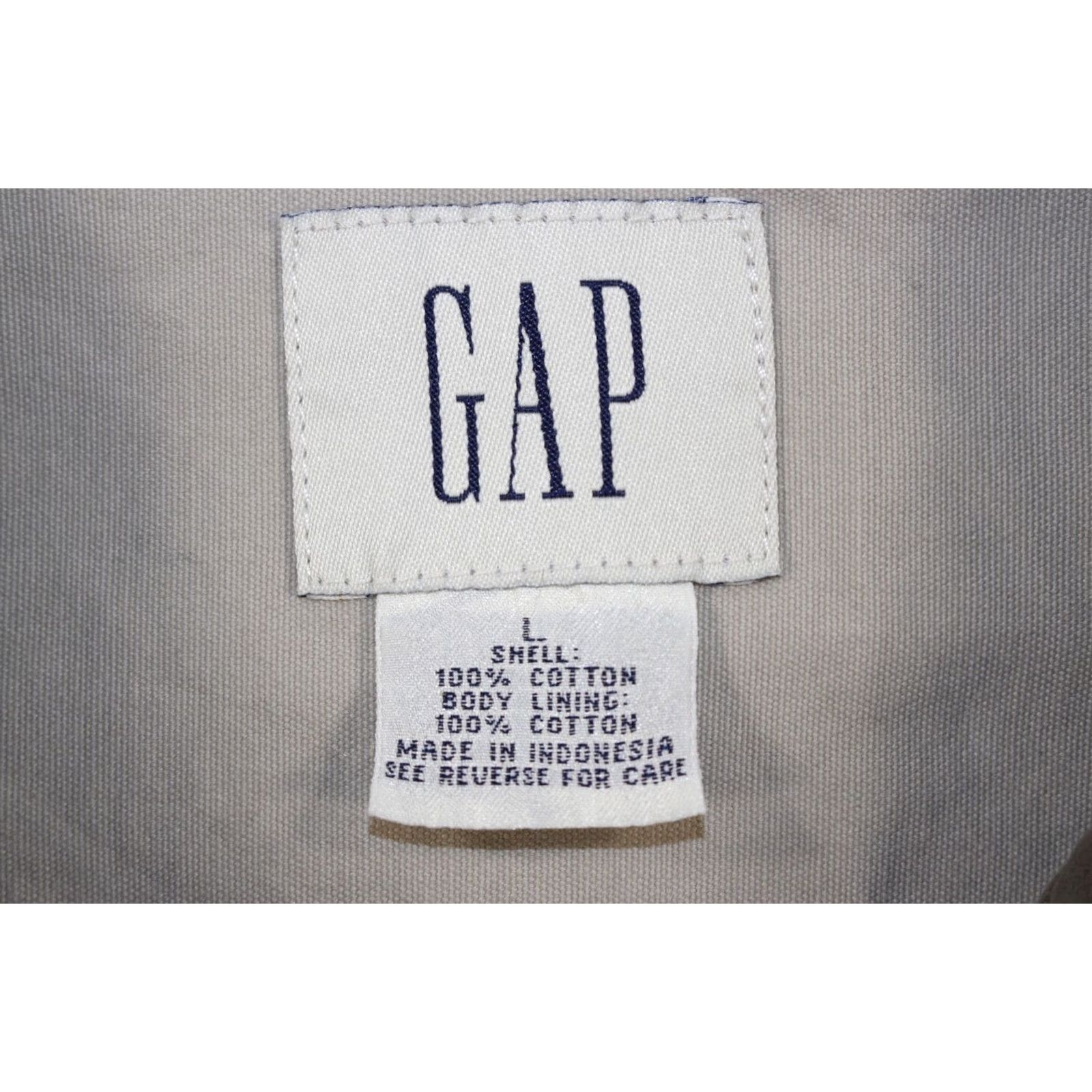 Gap VINTAGE GAP Canvas Barn Chore Coat Oversized Green/Gray Men's L Coat Size US L / EU 52-54 / 3 - 6 Thumbnail