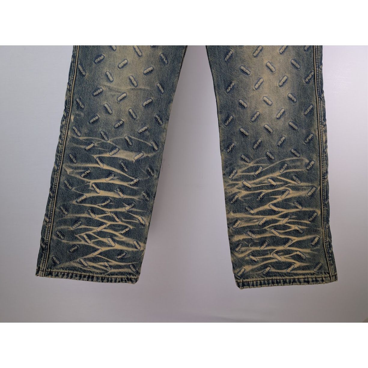 Who Decides War o1rshd1 Thread Plate Denim Jeans in Denim Size US 30 / EU 46 - 4 Thumbnail