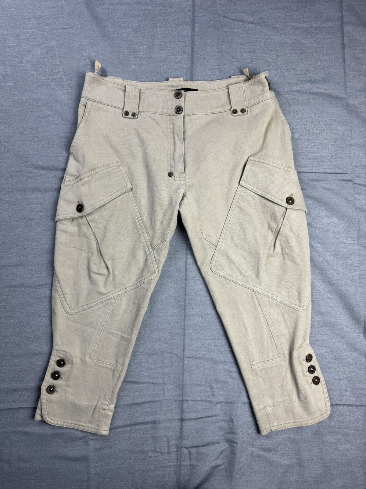 image of Elisabetta Franchi Per Celyn B. Women Breeches in Beige (Size 28)