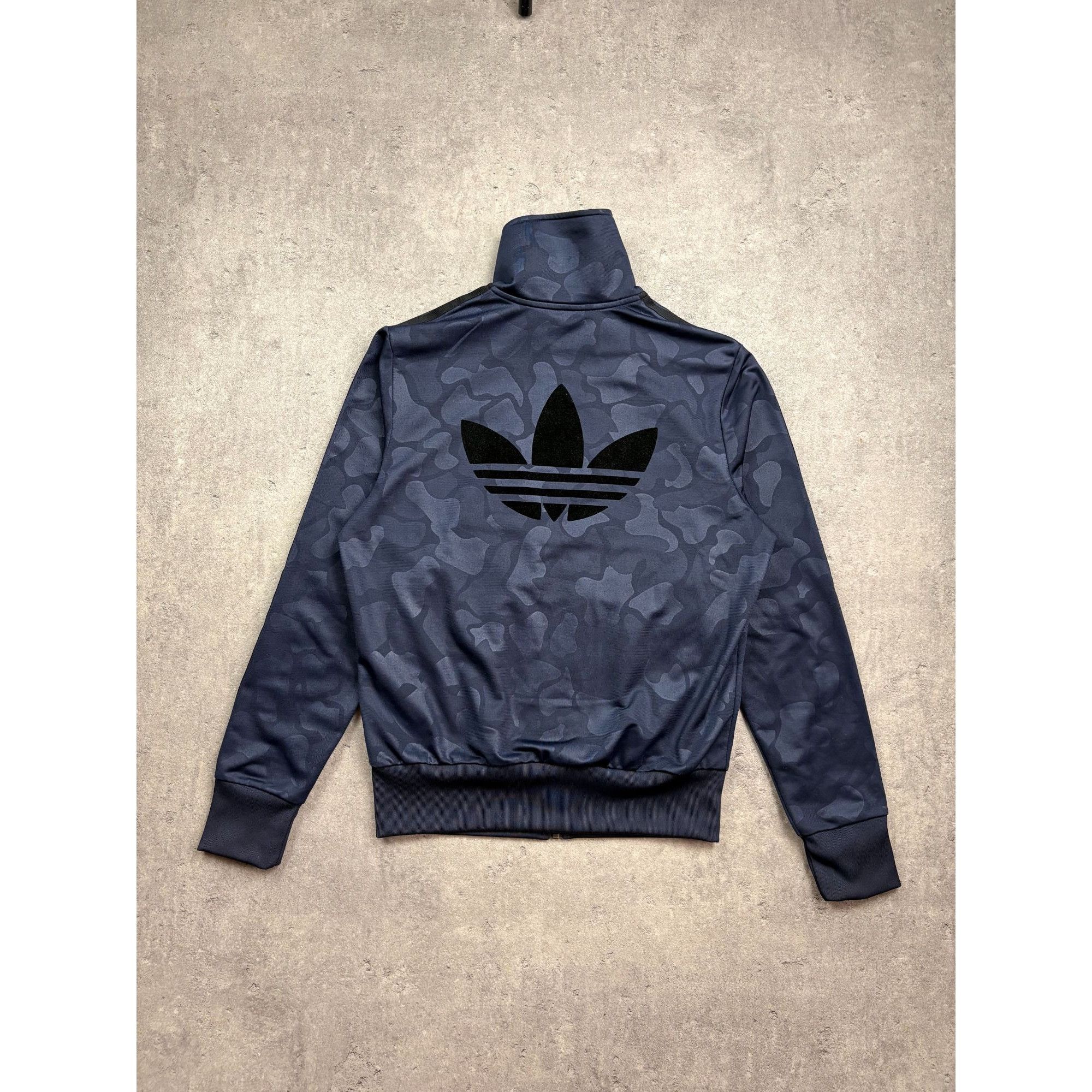 Adidas Adidas Originals Navy Camo Track Jacket With Trefoil Logo Fu Size US M / EU 48-50 / 2 - 1 Thumbnail