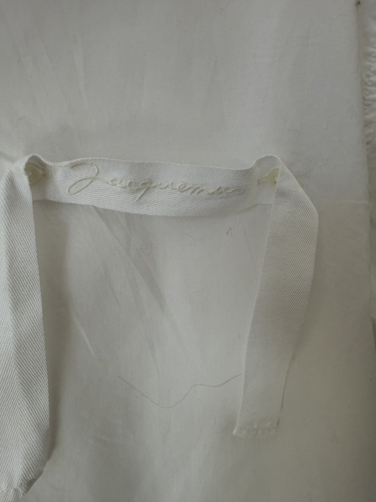 Jacquemus Jacquemus white short sleeve shirt Size US XL / EU 56 / 4 - 2 Thumbnail