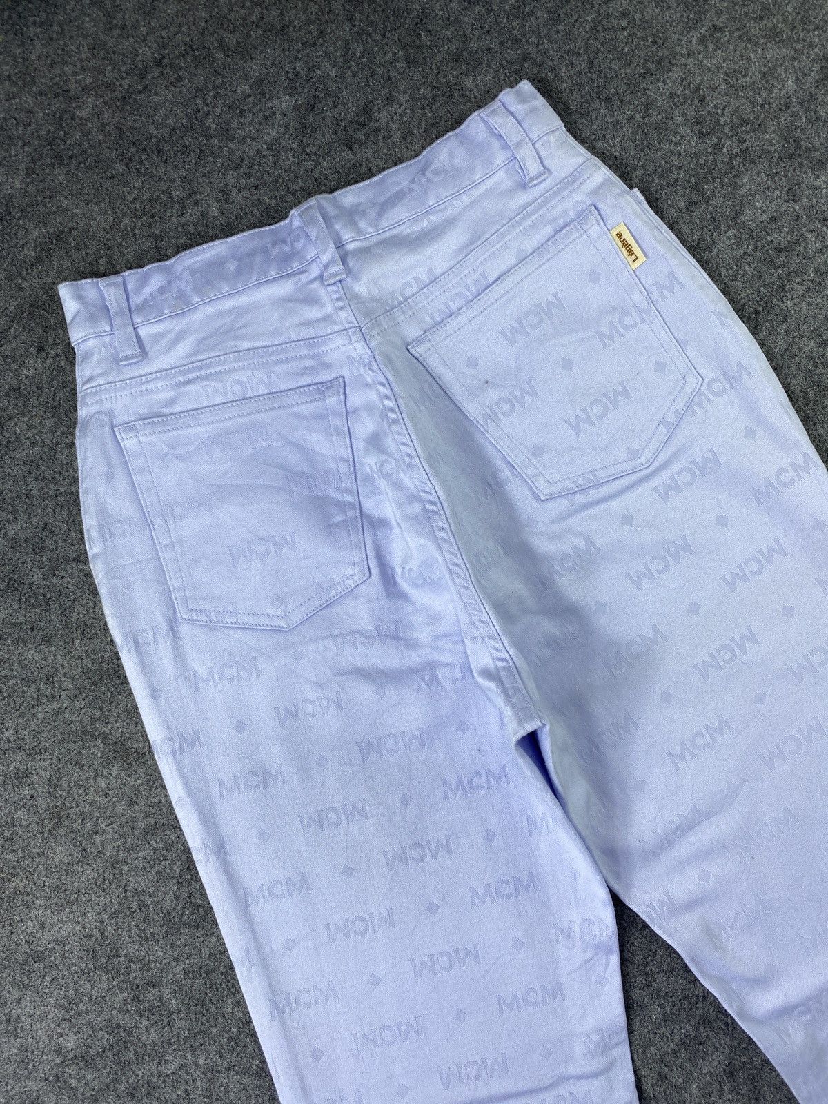Jean × MCM × Vintage Vintage MCM Monogram Jeans - J1094 Size 25" / US 0 / IT 36 - 6 Thumbnail