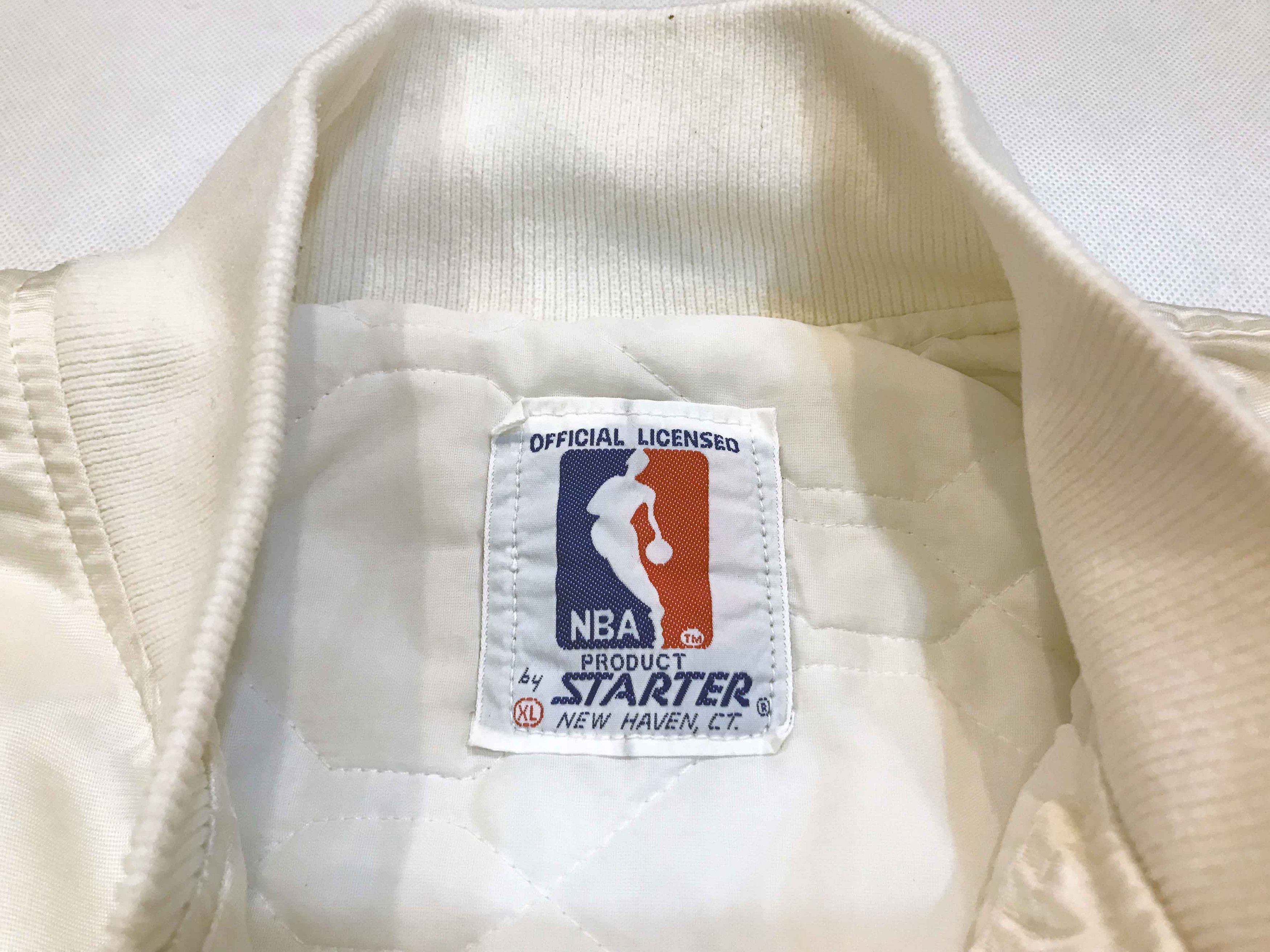 NBA × Starter × Vintage Vintage Starter NBA Los Angeles Lakers Bomber Satin Jacket Size US XL / EU 56 / 4 - 3 Thumbnail