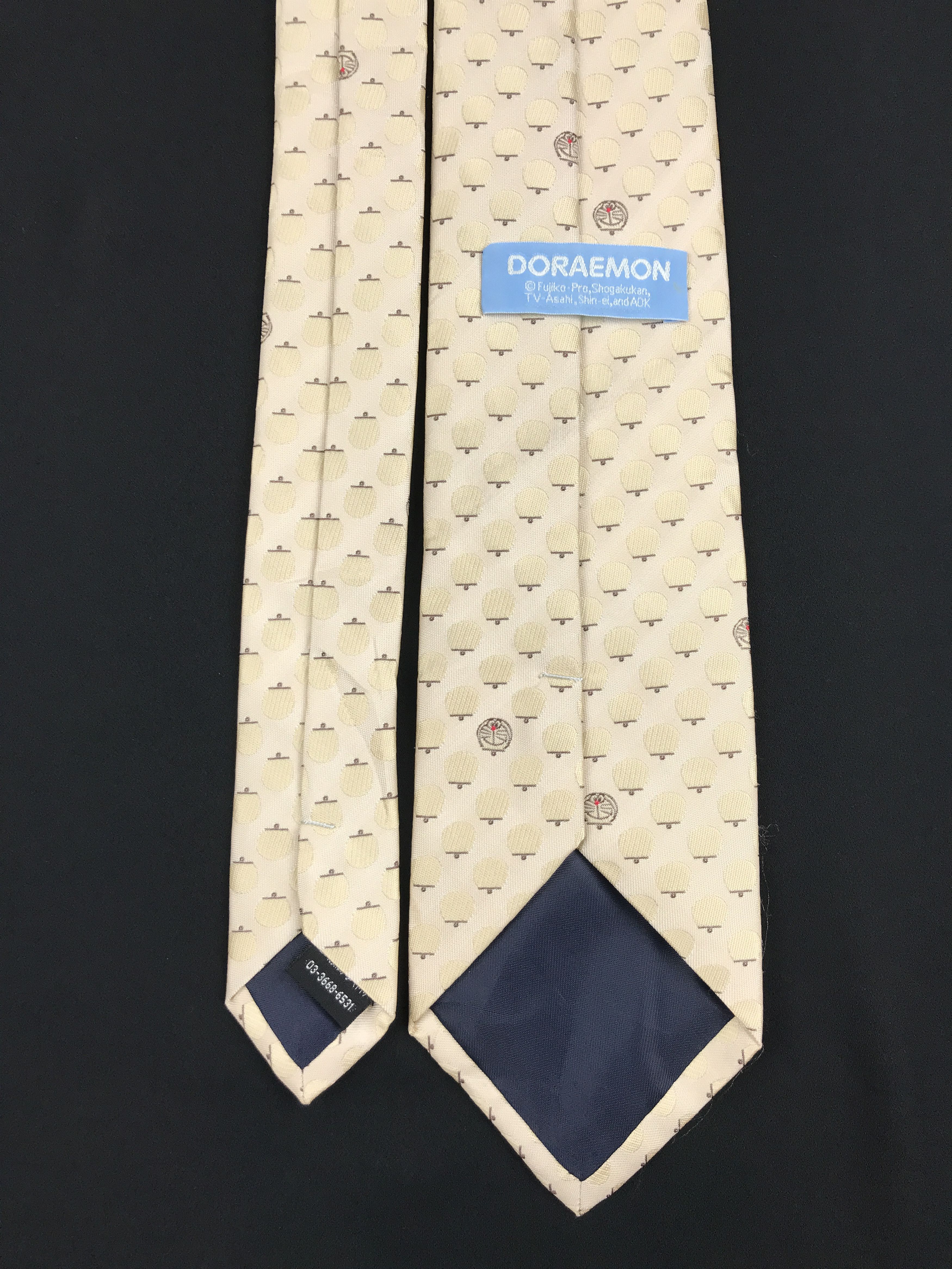 Designer × Vintage Vintage Doraemon Silk Necktie Size ONE SIZE - 4 Thumbnail