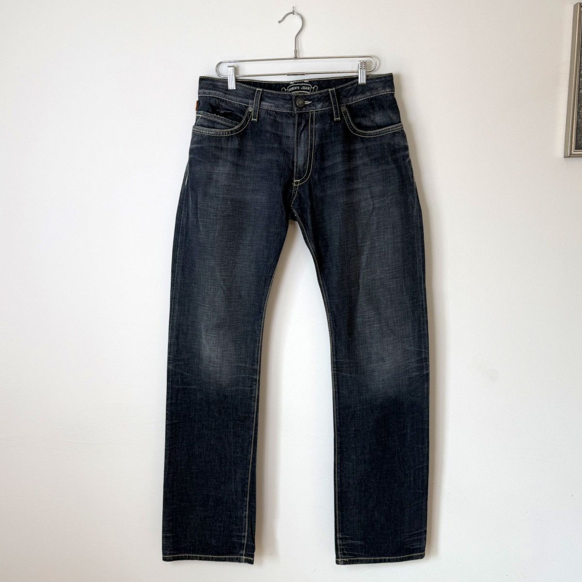 Robins Jeans Robin’s Jeans Racer Faded Leather Accent Bootcut Denim Y2K Size US 34 / EU 50 - 10 Thumbnail