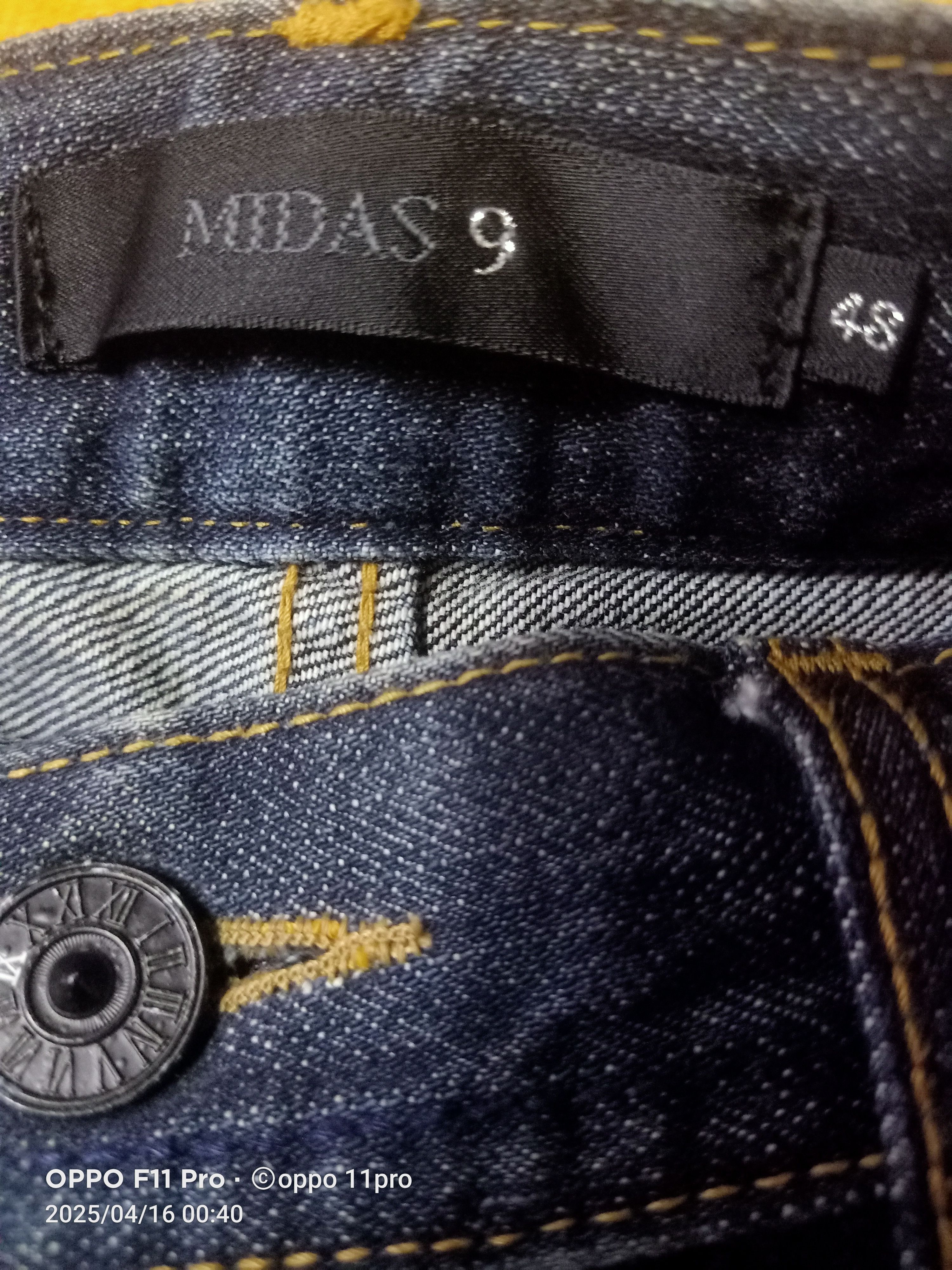 If Six Was Nine × Le Grande Bleu (L.G.B.) Midas 9 XL FlareDenim HoneyCum Design Size US 33 - 12 Thumbnail