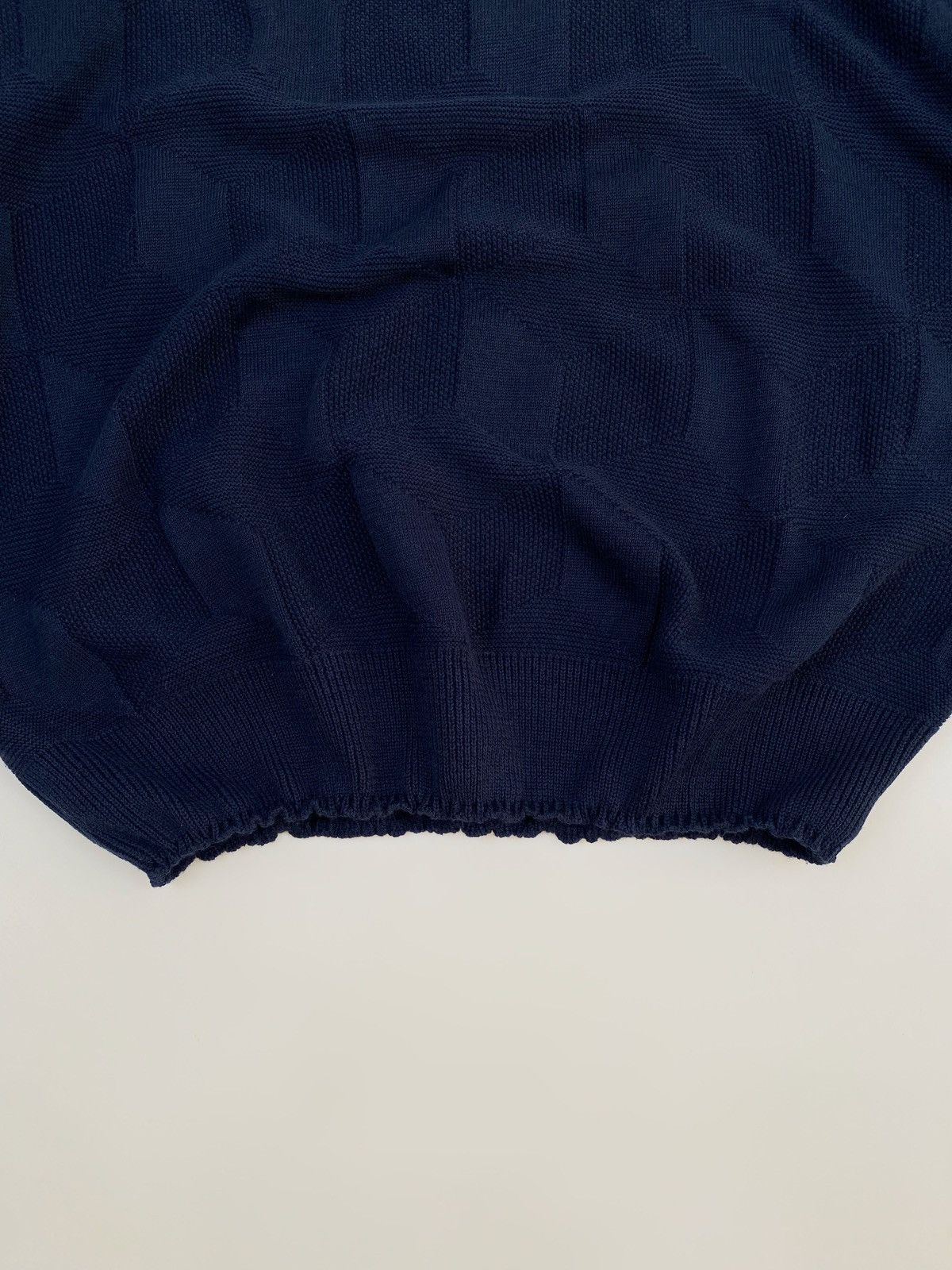 Lacoste × Vintage 1990’s Vintage Lacoste Chemise Cube Abstract Sweater Size US XXL / EU 58 / 5 - 2 Thumbnail
