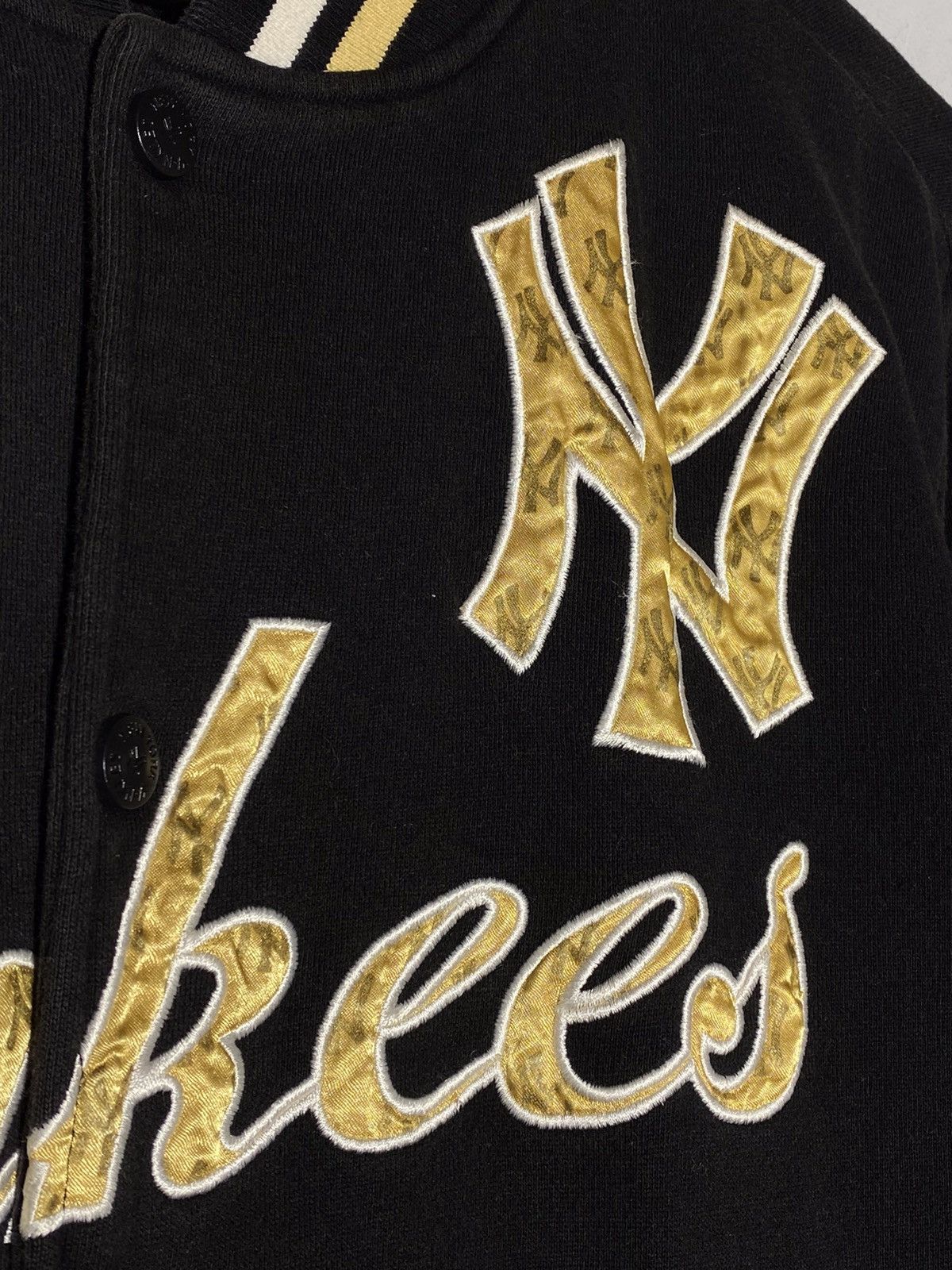 New York Yankees × Vintage Vintage 2000s New York Yankees MLB Majestic Bomber Jacket Size US S / EU 44-46 / 1 - 4 Thumbnail