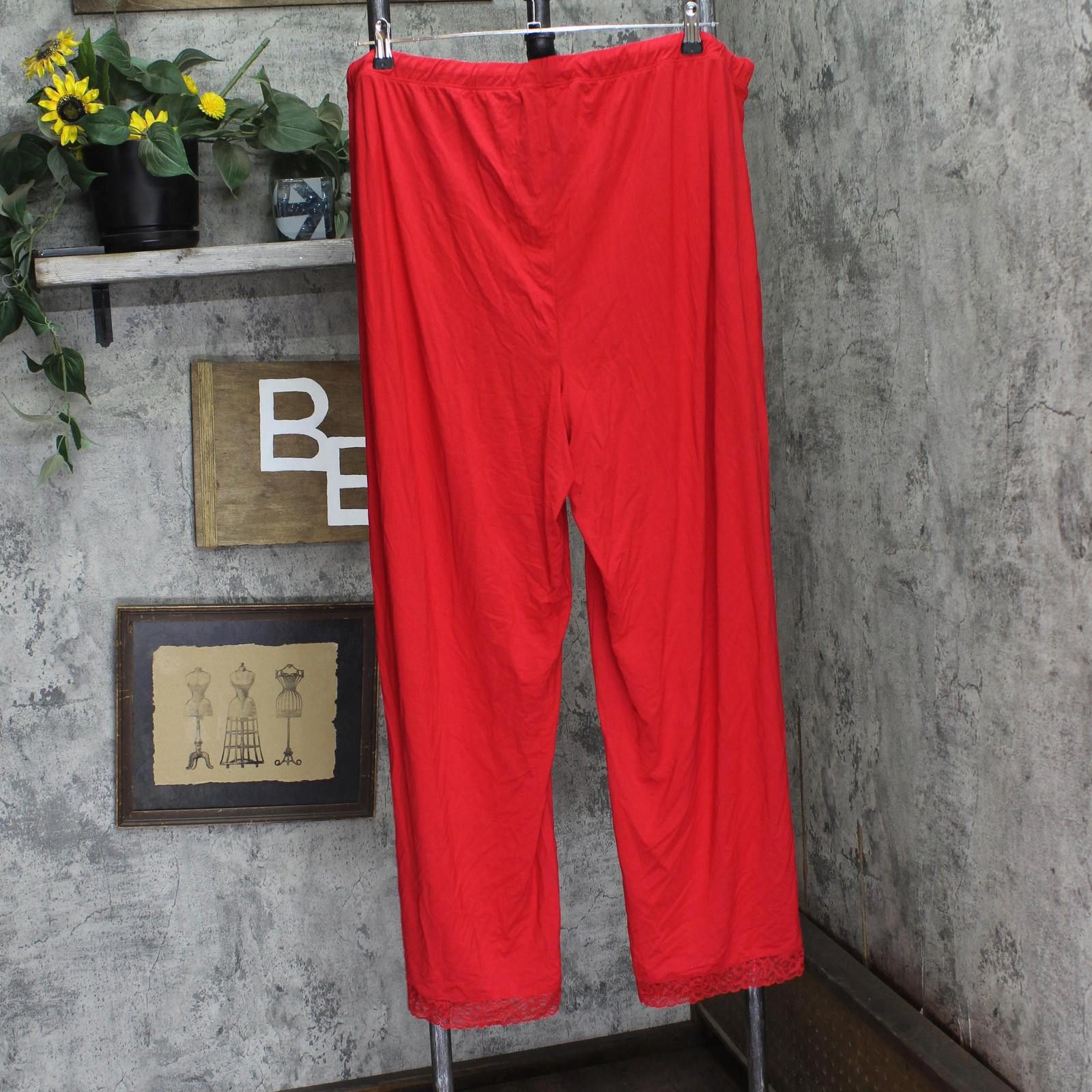 Other New State Of Day Pajama Pants 100198303ms Tango Red 2xl Size 42" / US 20 - 2 Thumbnail