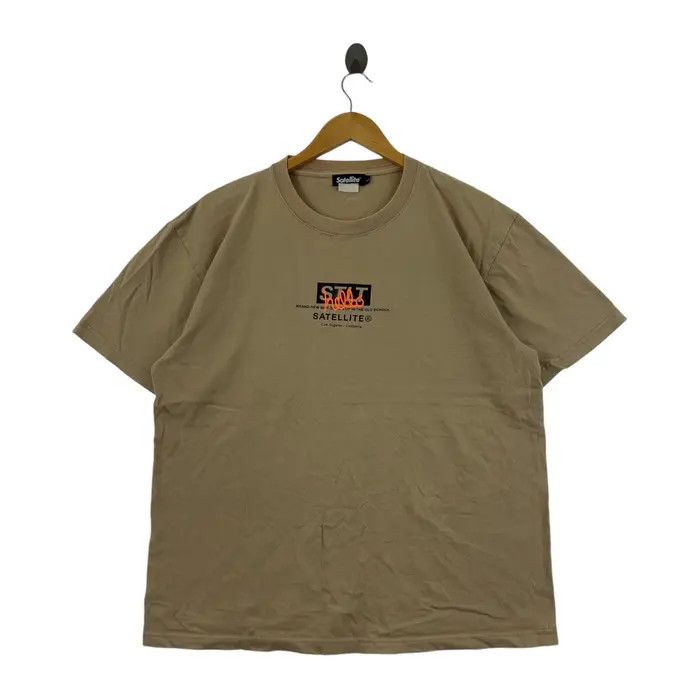 Vintage Vintage SATELLITE LOS ANGELES Box Logo Tee Shirt Top Size US L / EU 52-54 / 3 - 1 Thumbnail