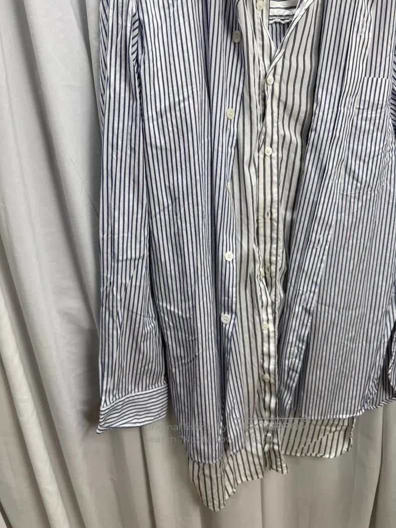 Dries Van Noten Dries Van Noten Double-layer striped relaxed fit blouse| Size S / US 4 / IT 40 - 2 Thumbnail