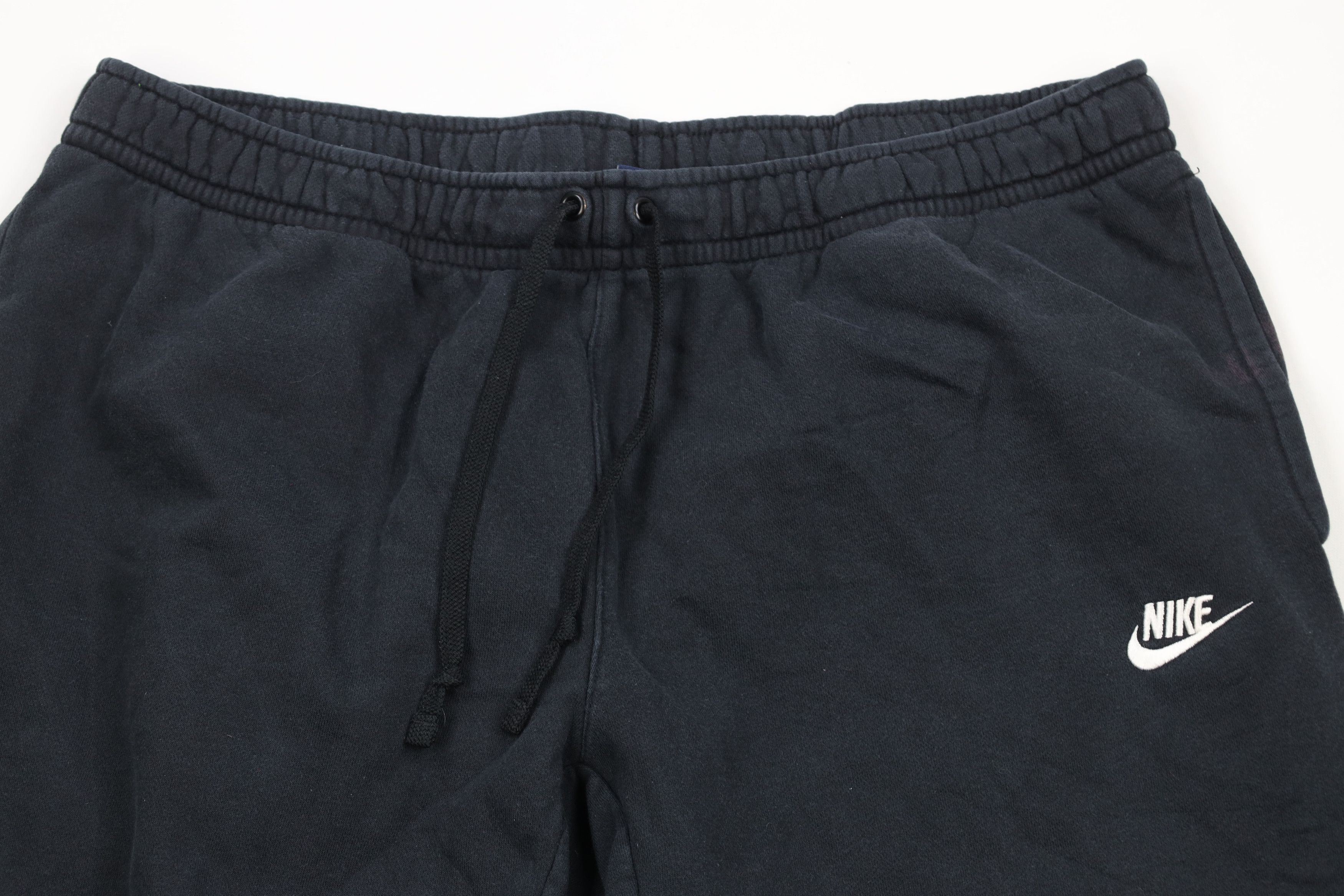 Nike × Vintage Vintage Nike Scott Mini Swoosh Wide Leg Sweatpants Black Size US 40 / EU 56 - 2 Thumbnail