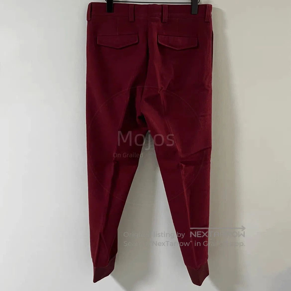 Prada Sz 48 Prada Wine Color Casual Pants. Size US 32 / EU 48 - 2 Thumbnail