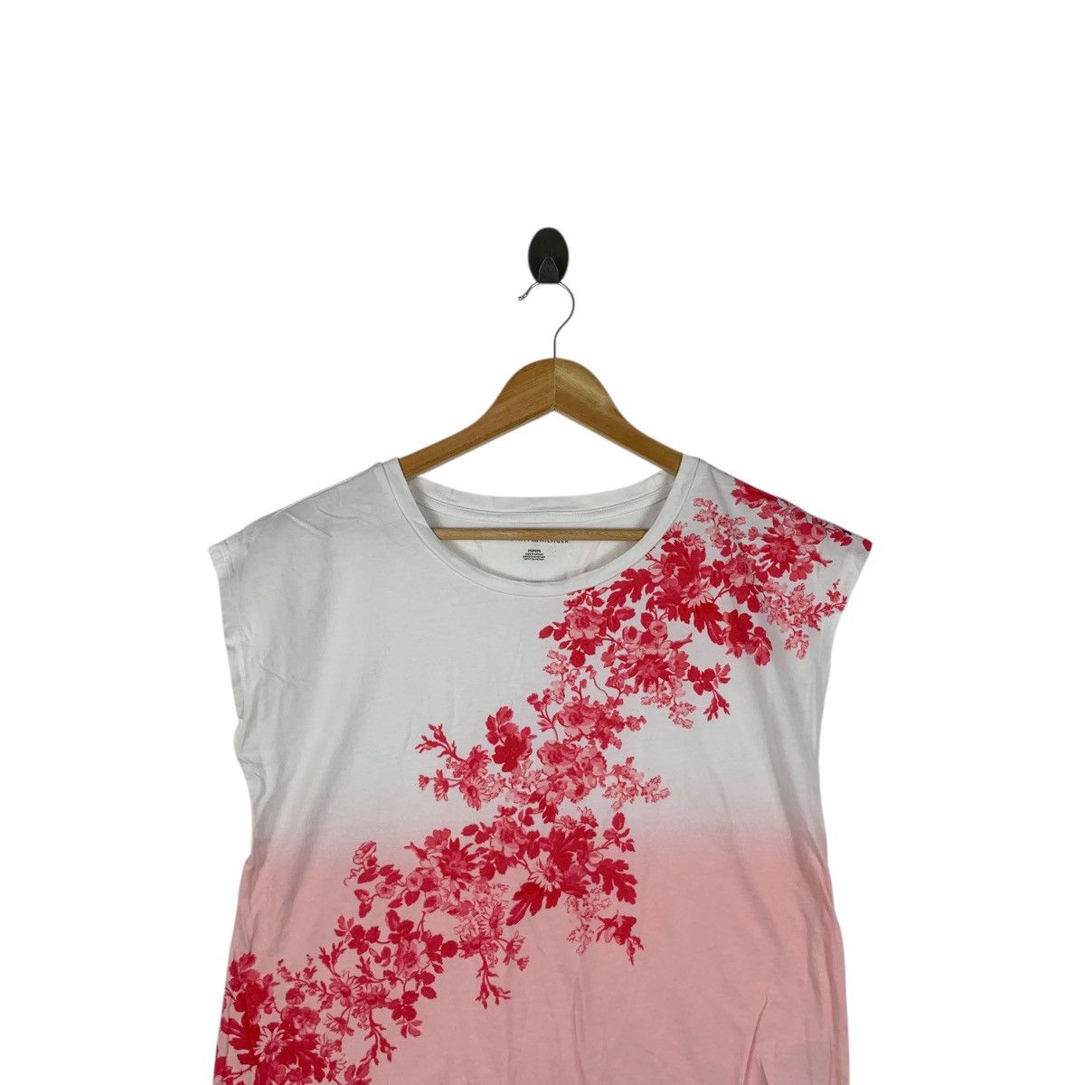 Tommy Hilfiger TOMMY HILFIGER FLORAL Flowers Over Print AOP Tank Top Tee Size M / US 6-8 / IT 42-44 - 2 Thumbnail