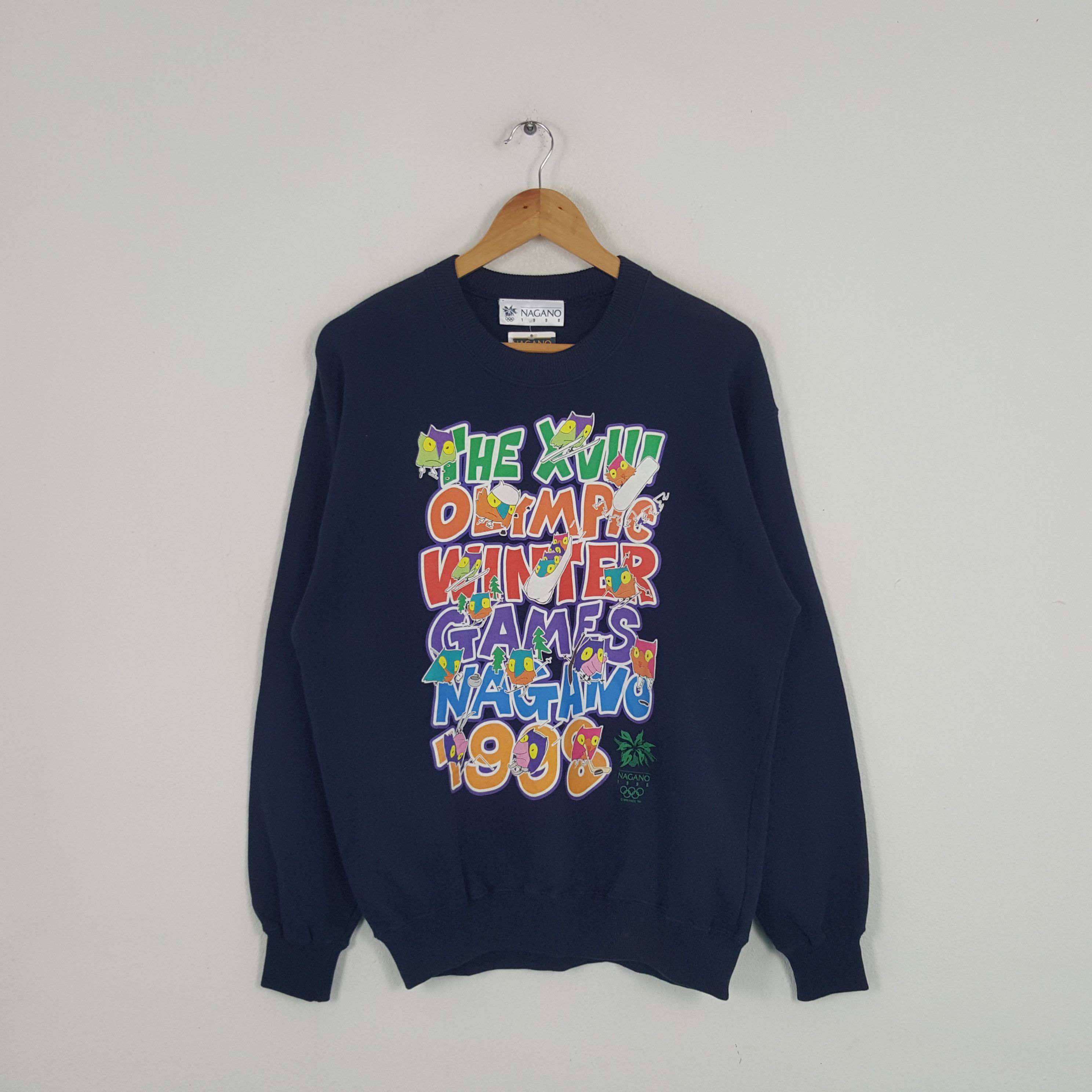 USA Olympics × Vintage Vintage Olympic Nagano 1998 Sportwear Promo Sweatshirt Size US M / EU 48-50 / 2 - 1 Thumbnail