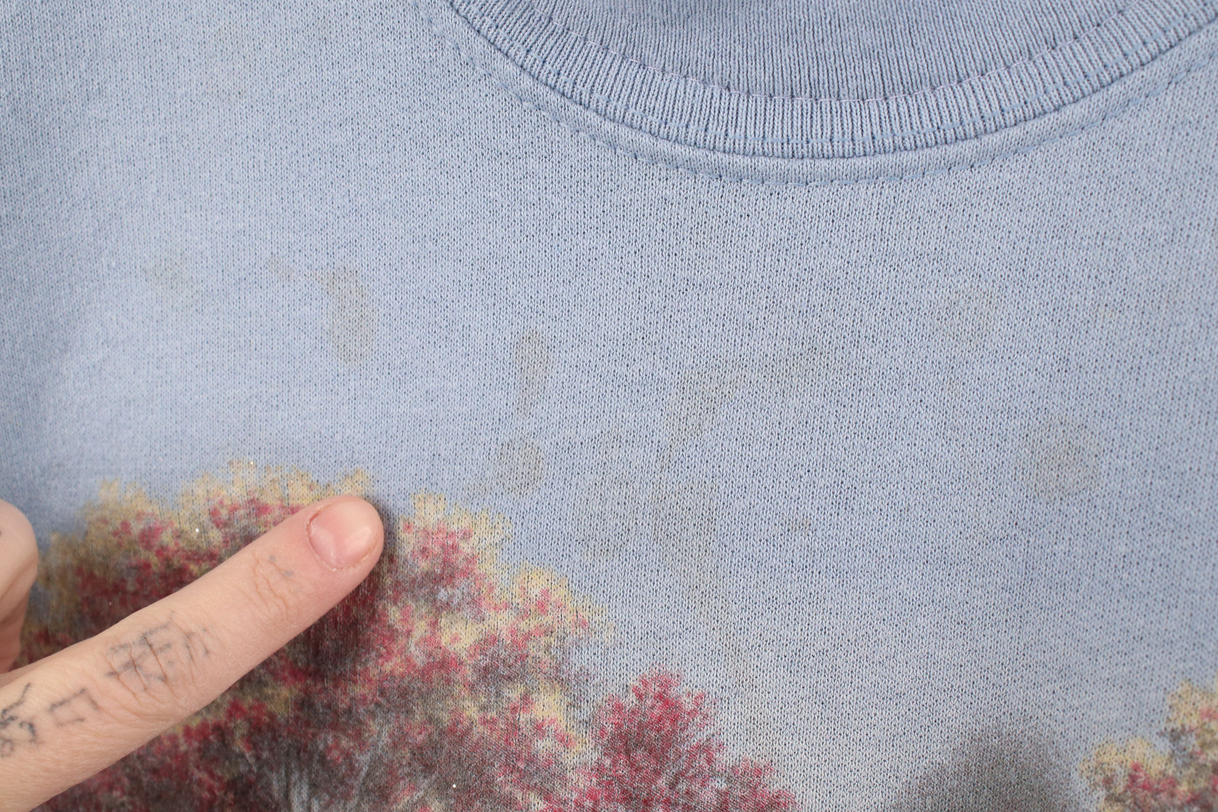 Vintage Vintage 90s Streetwear Road Nature Layered Sweatshirt Blue Size XL / US 12-14 / IT 48-50 - 6 Thumbnail