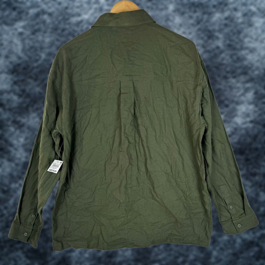 Vintage Mode of One Mens Flannel Shirt Wild Ivy Green Medium Size US M / EU 48-50 / 2 - 1 Thumbnail