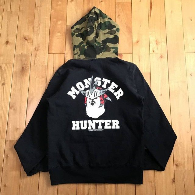 Bape BAPE × CAPCOM Monster Hunter Full Zip Hoodie a bathing ape Size US M / EU 48-50 / 2 - 3 Thumbnail