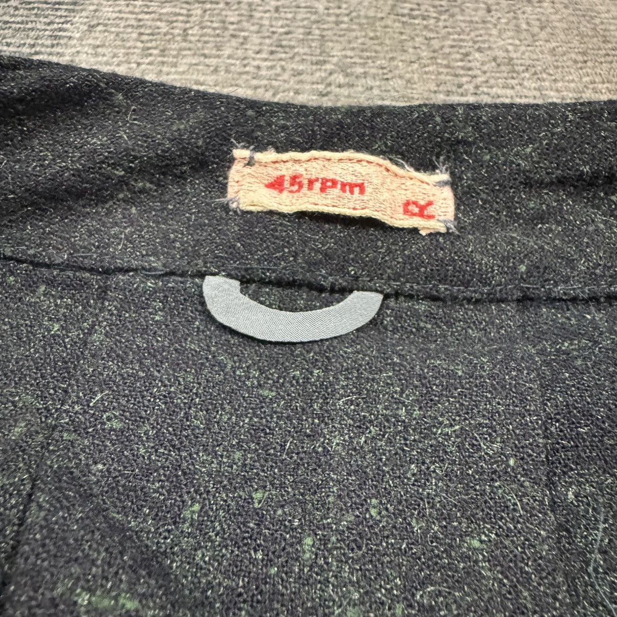 45rpm Vtg🔥45rpm Kimono Coat Style Double Breasted Salt & Pepper Size US M / EU 48-50 / 2 - 18 Thumbnail