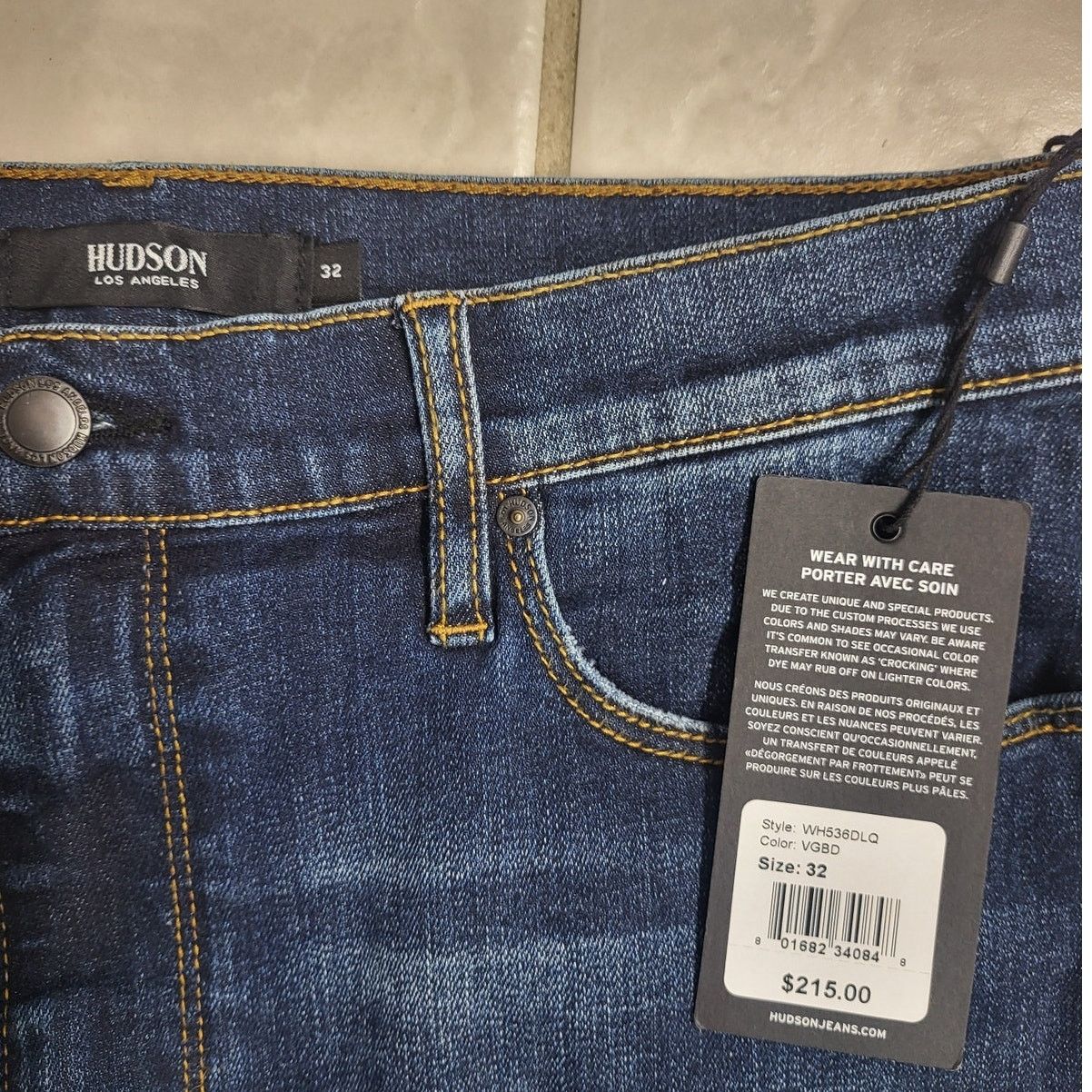 Hudson Dark Wash Holly Flare Jeans - Size 32 -NWT