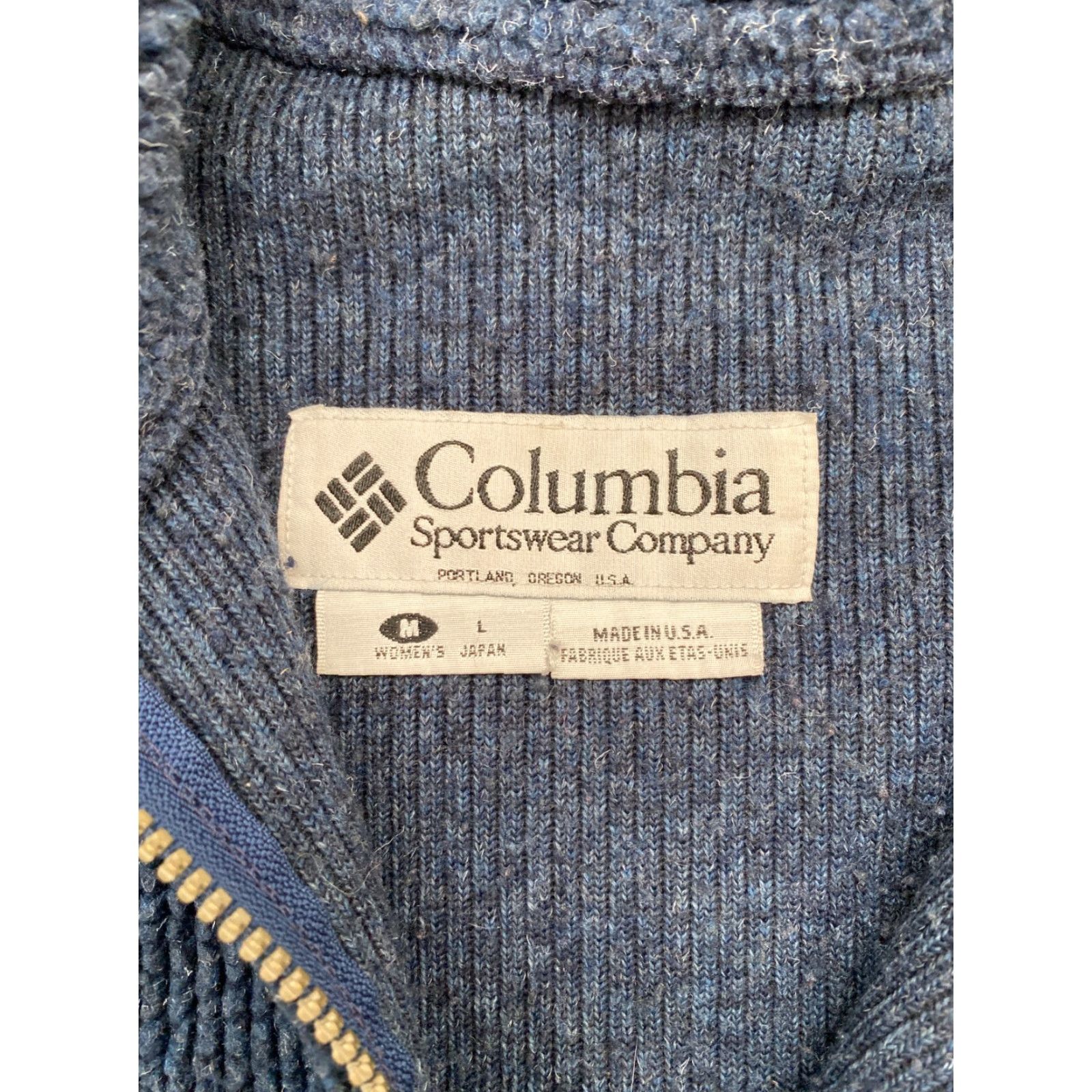 Vintage VINTAGE Columbia Jacket Women’s 90s Fleece Made in USA Full Zip Size M Blue USA 90s Vintage Fleece Jacket Womens Columbia Full Zip Jacket" Size M / US 6-8 / IT 42-44 - 6 Thumbnail