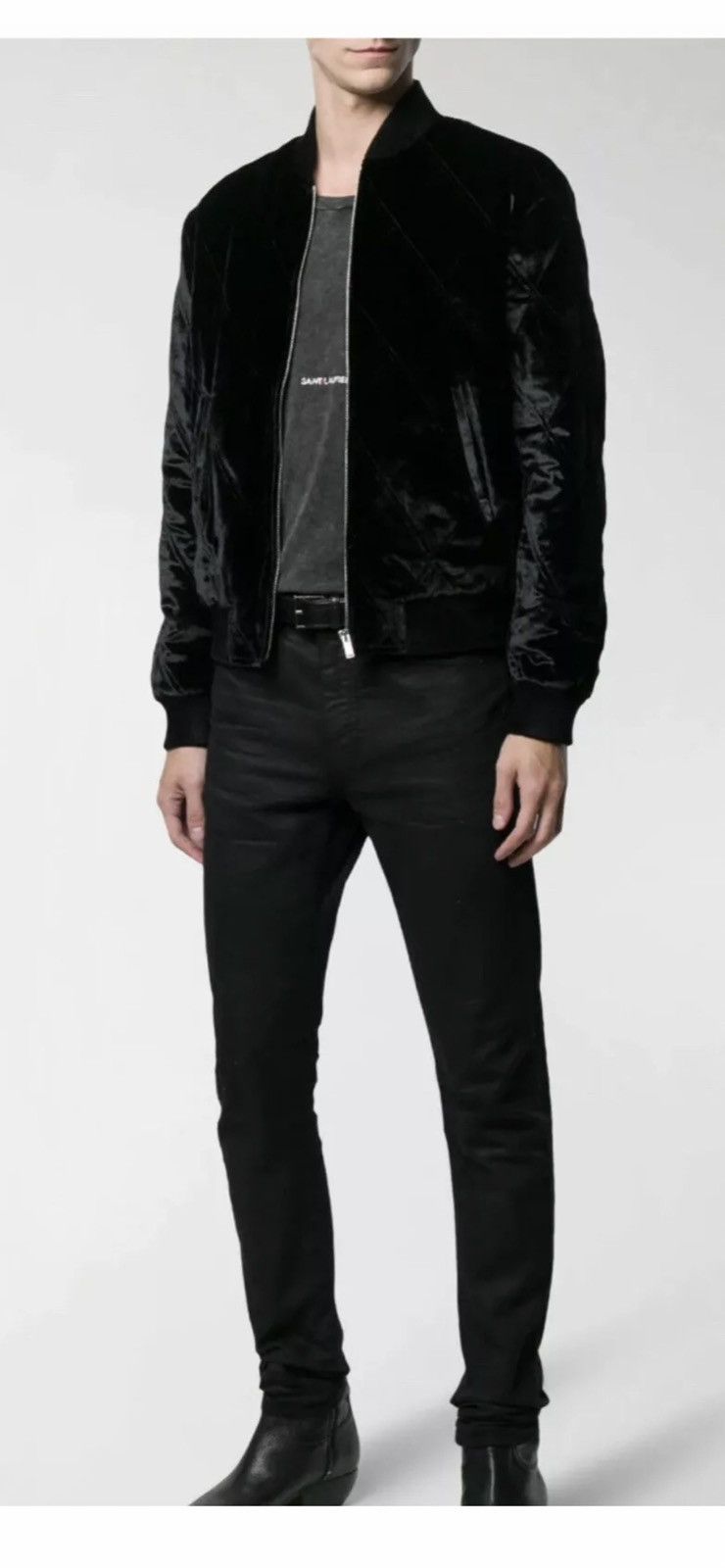 Saint Laurent Paris Saint Laurent quilted velvet jacket. 52/L. $5390 Size US L / EU 52-54 / 3 - 1 Thumbnail