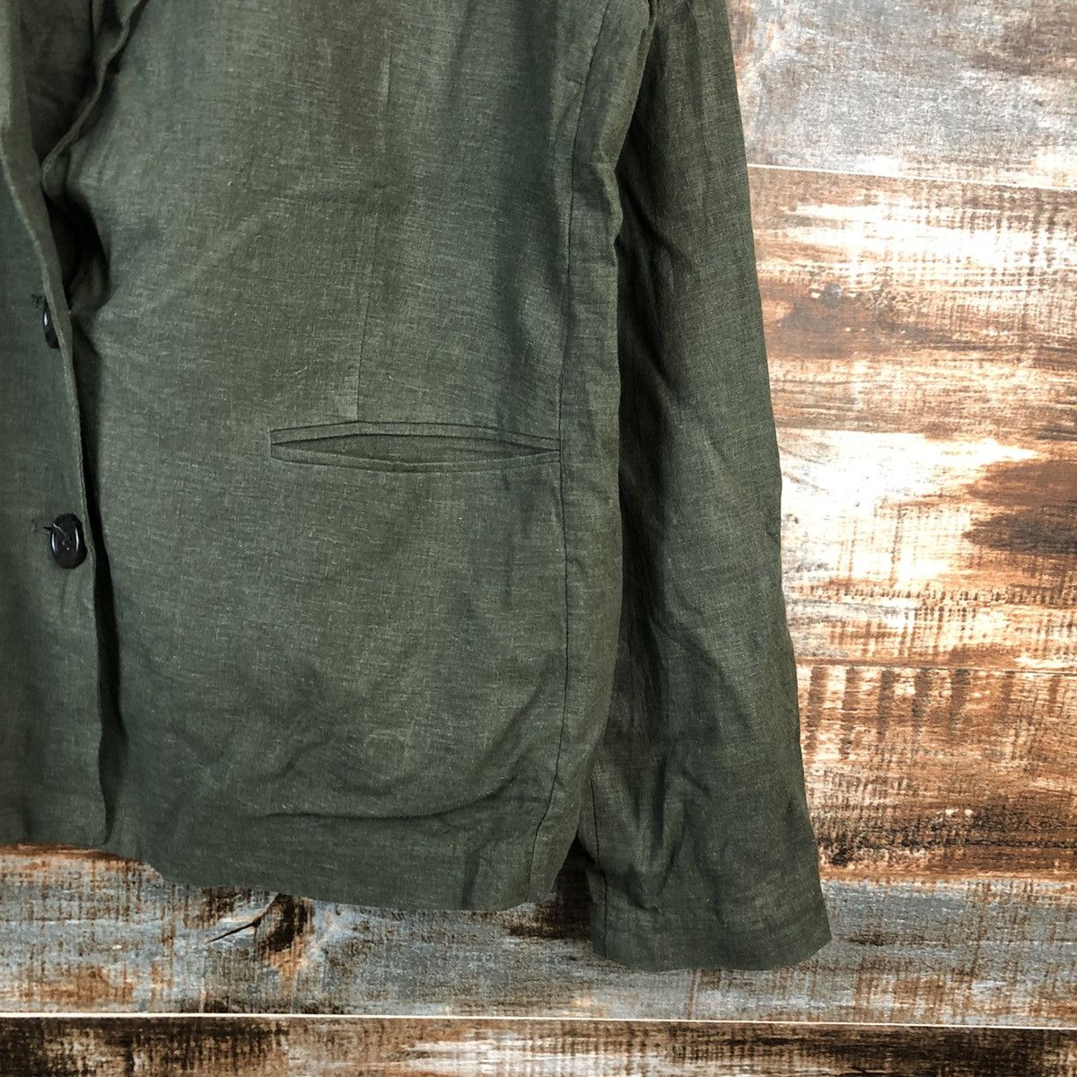 Japanese Brand Ikka Green vintage jacket #A2549 Size US M / EU 48-50 / 2 - 8 Thumbnail
