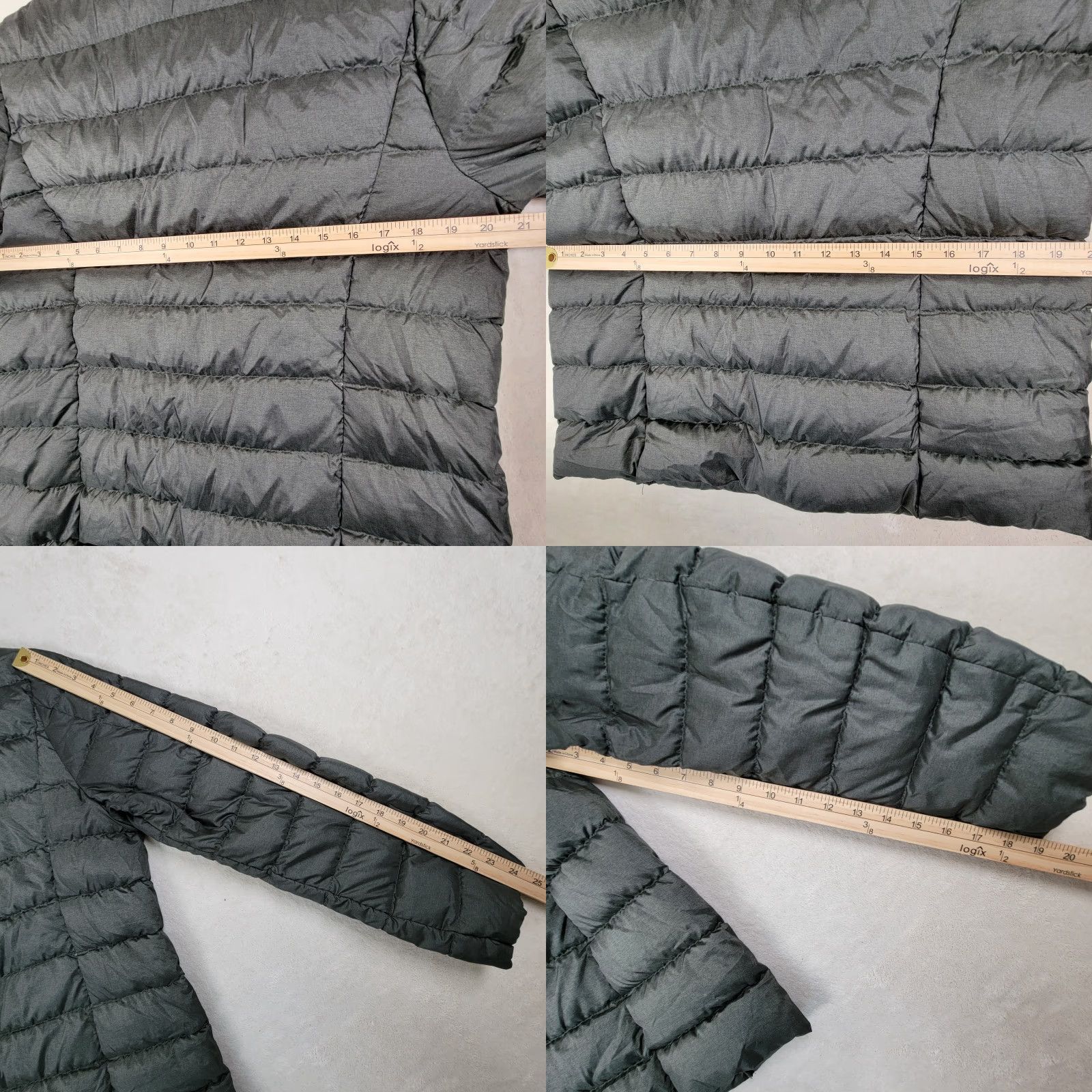 Eddie Bauer Eddie Bauer Women's Size Large Puffer Jacket Gray Full Zip Down Filled Size L / US 10 / IT 46 - 8 Thumbnail