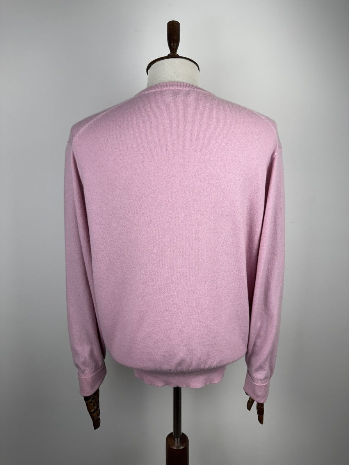 Turnbull & Asser Men’s Turnbull Asser Cashmere V-Neck Sweater size L Size US L / EU 52-54 / 3 - 4 Thumbnail