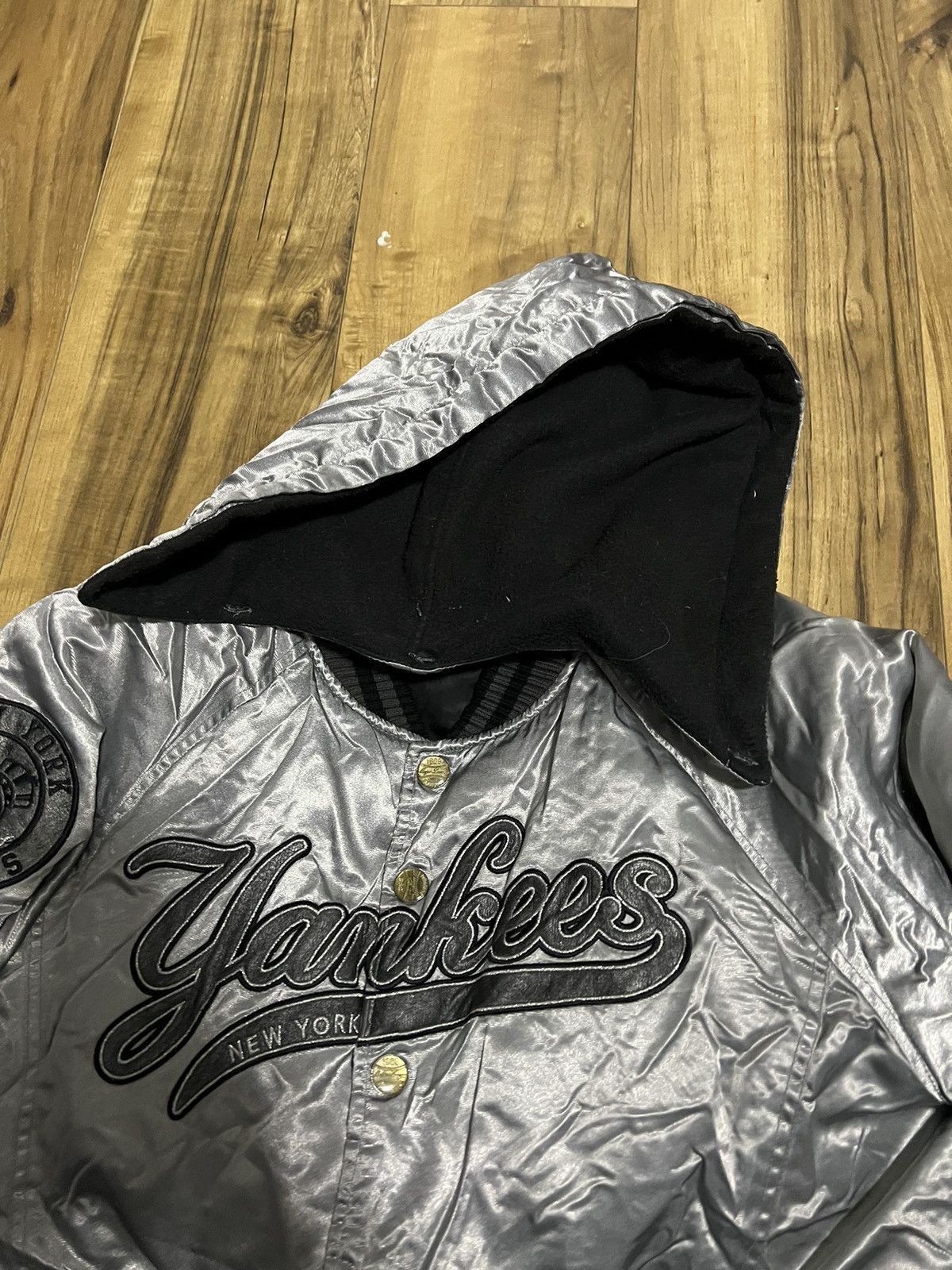 MLB × Vintage Vintage New York Yankees Varsity Bomber Jacket Baseball MLB Size US L / EU 52-54 / 3 - 5 Thumbnail