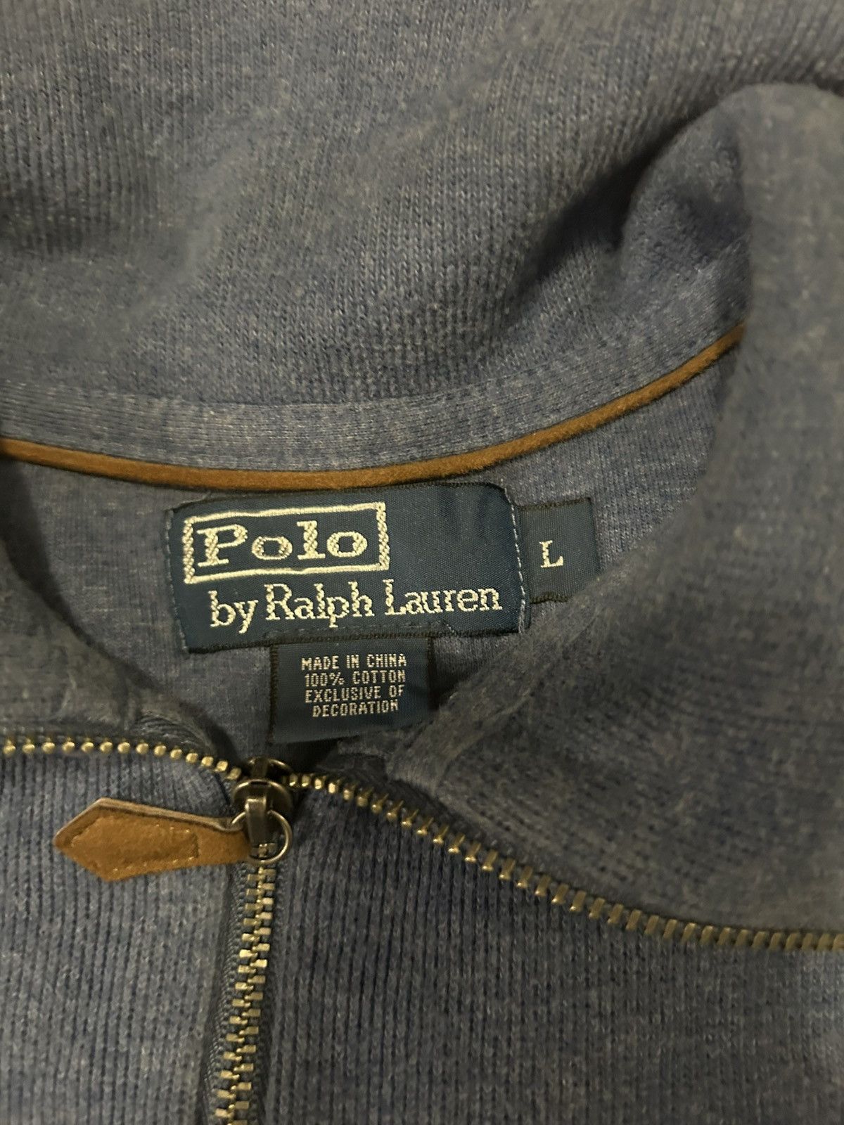 Polo Ralph Lauren Vintage 90’s Polo Ralph Lauren Quarter Zip Sweatshirt Large Size US L / EU 52-54 / 3 - 3 Thumbnail