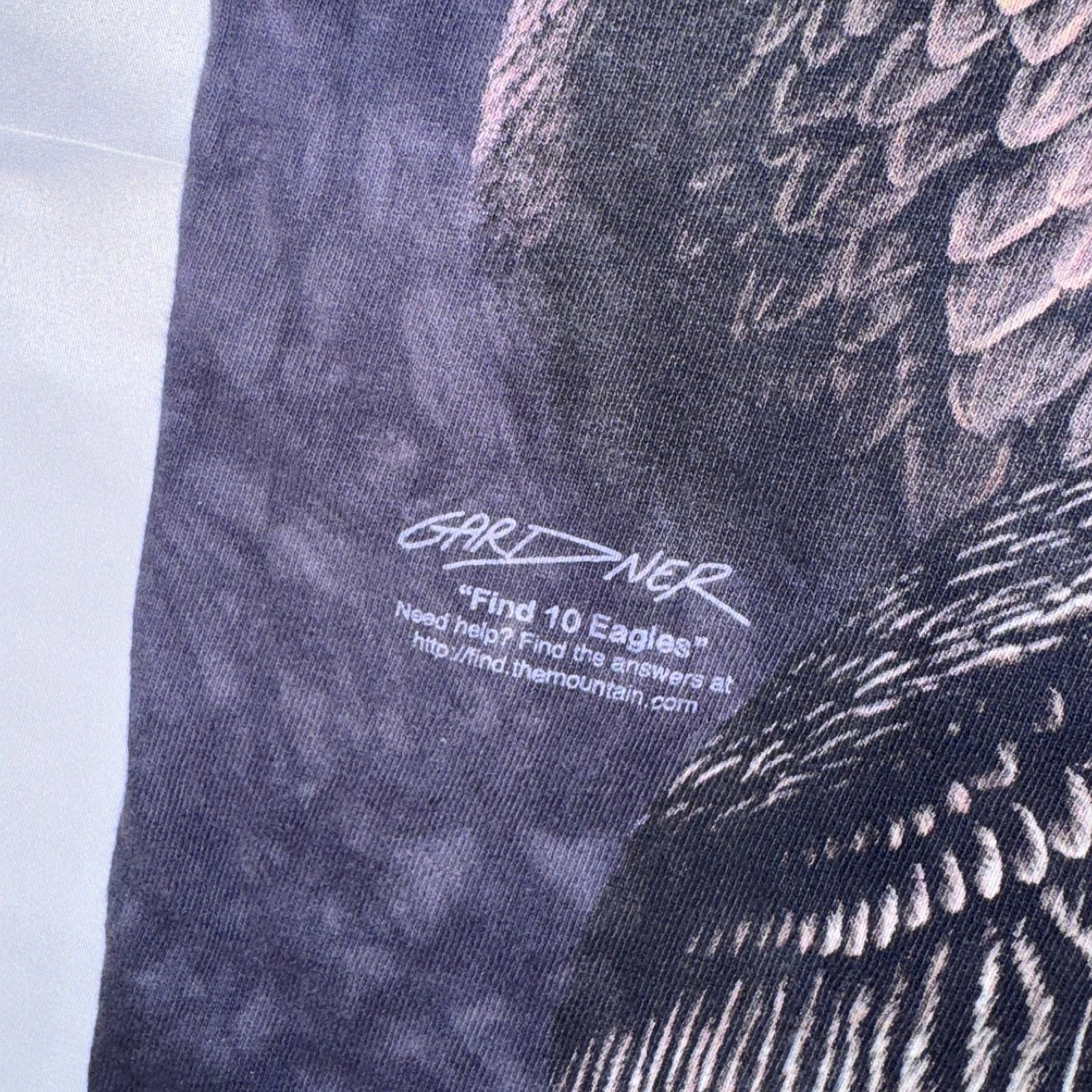The Mountain 3D Tees Y2K American Bald Eagle AOP Tie-Dye Print TShirt 2XL Size US XXL / EU 58 / 5 - 4 Thumbnail
