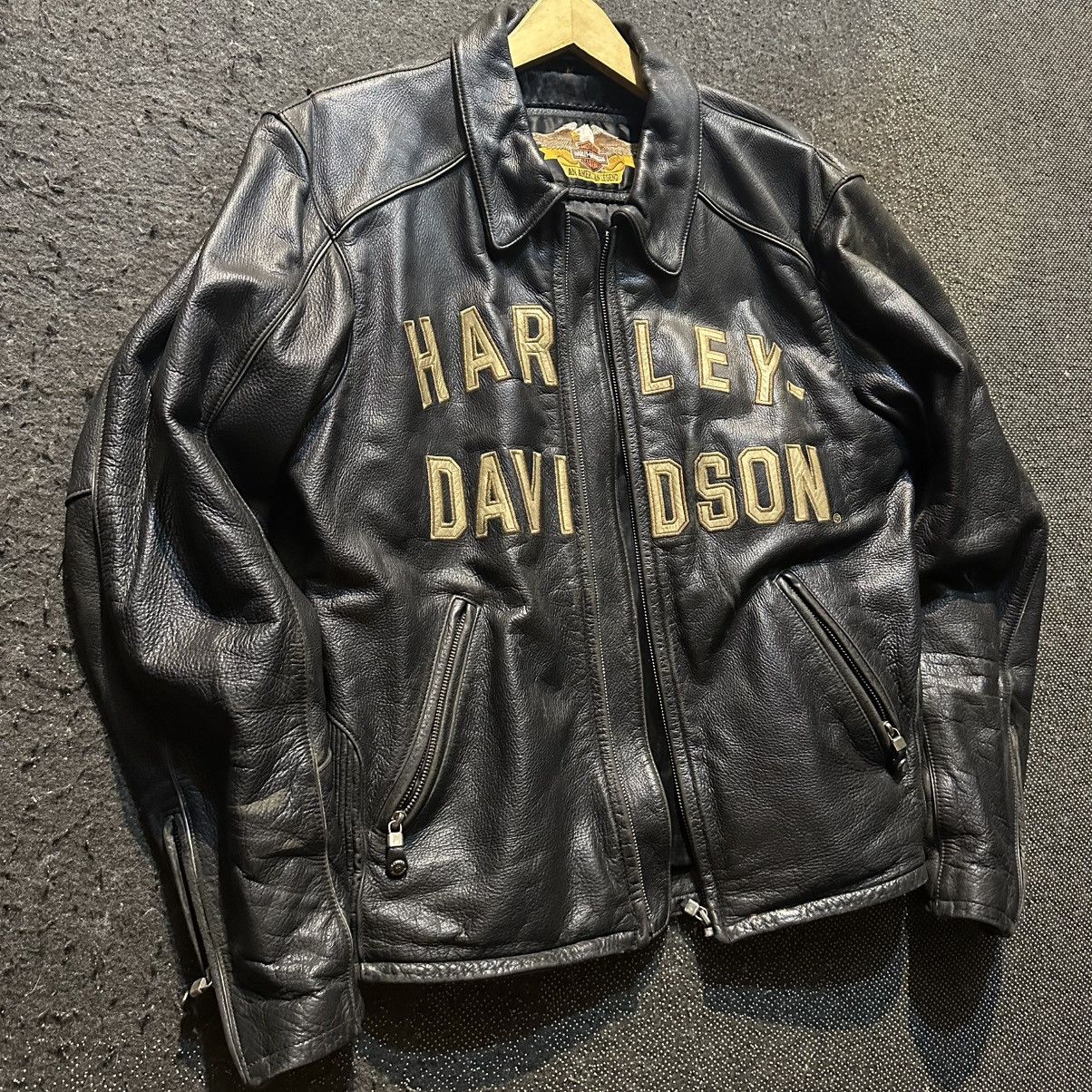 Harley Davidson Vtg Harley Davidson Leather Jacket Size US M / EU 48-50 / 2 - 4 Thumbnail