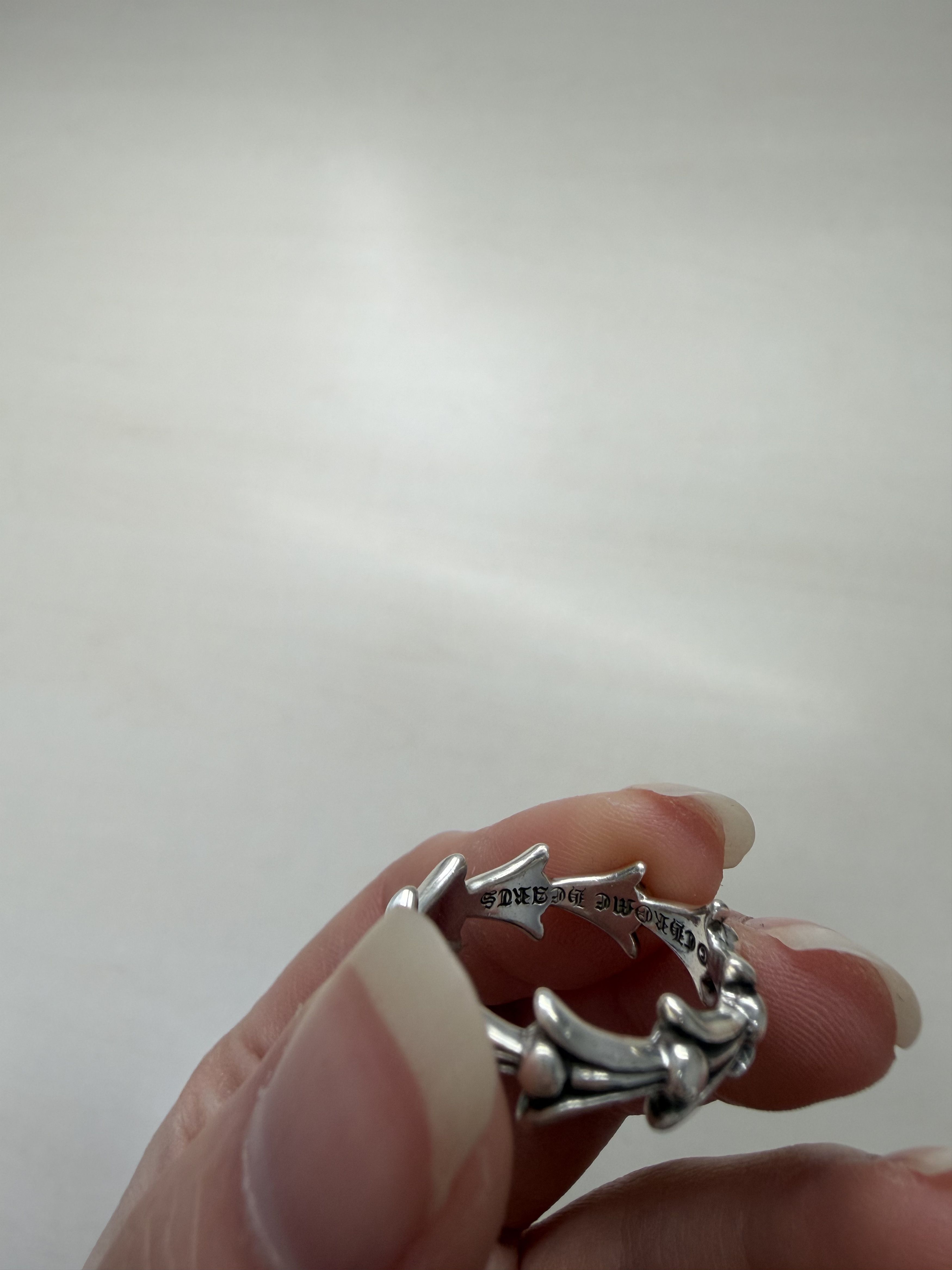 Chrome Hearts Chrome Hearts Silver Fish Bone Ring Size ONE SIZE - 6 Thumbnail