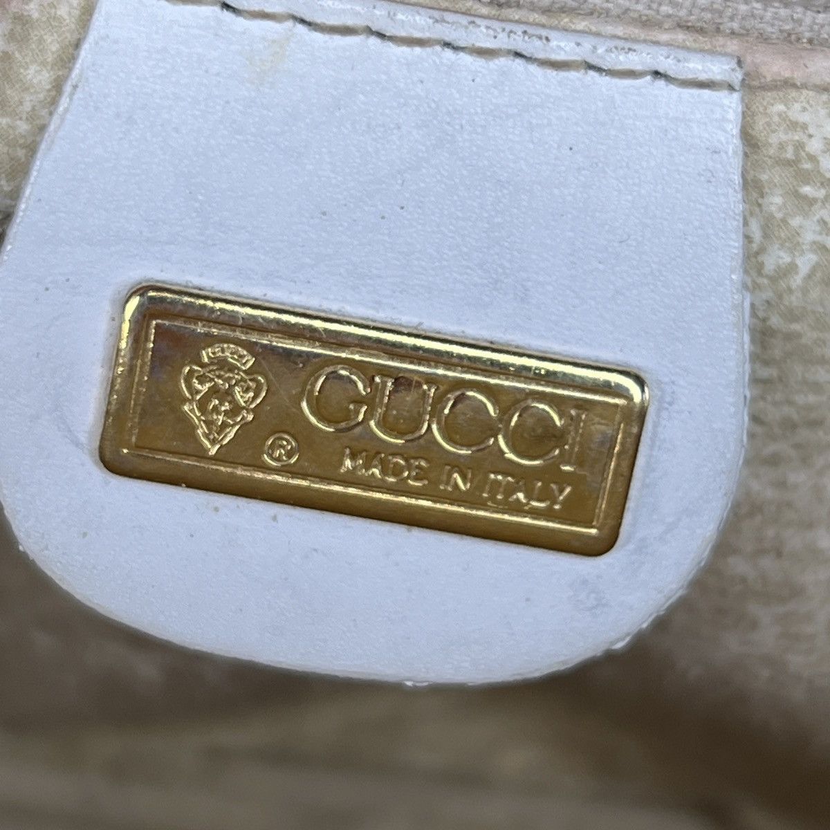 Gucci Vintage Gucci Crossbody Shoulder Bag Monogram White Logo 90s Size ONE SIZE - 9 Thumbnail