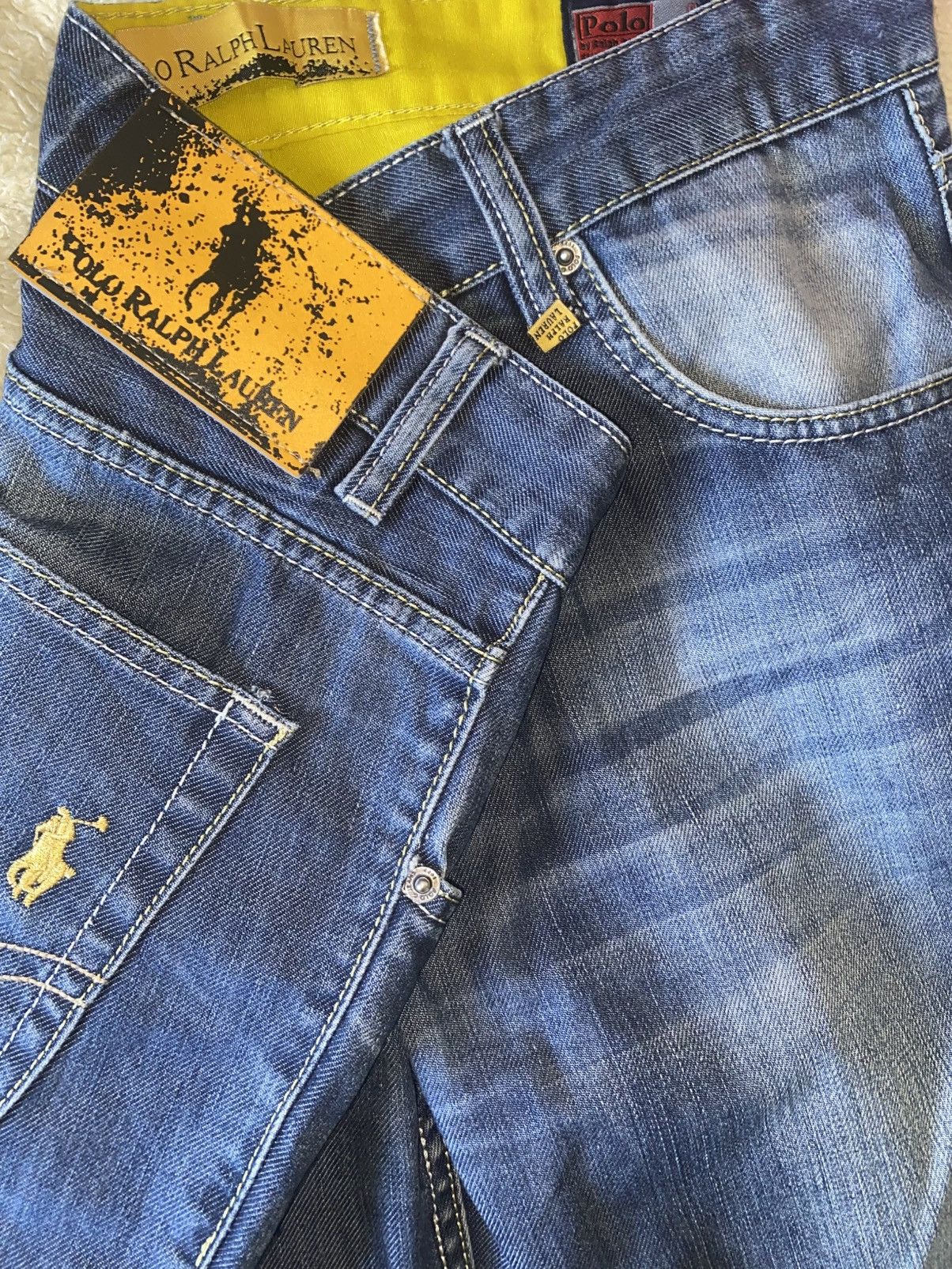 Vintage POLO RALPH LAUREN VINTAGE JEANS Size US 33 - 4 Thumbnail