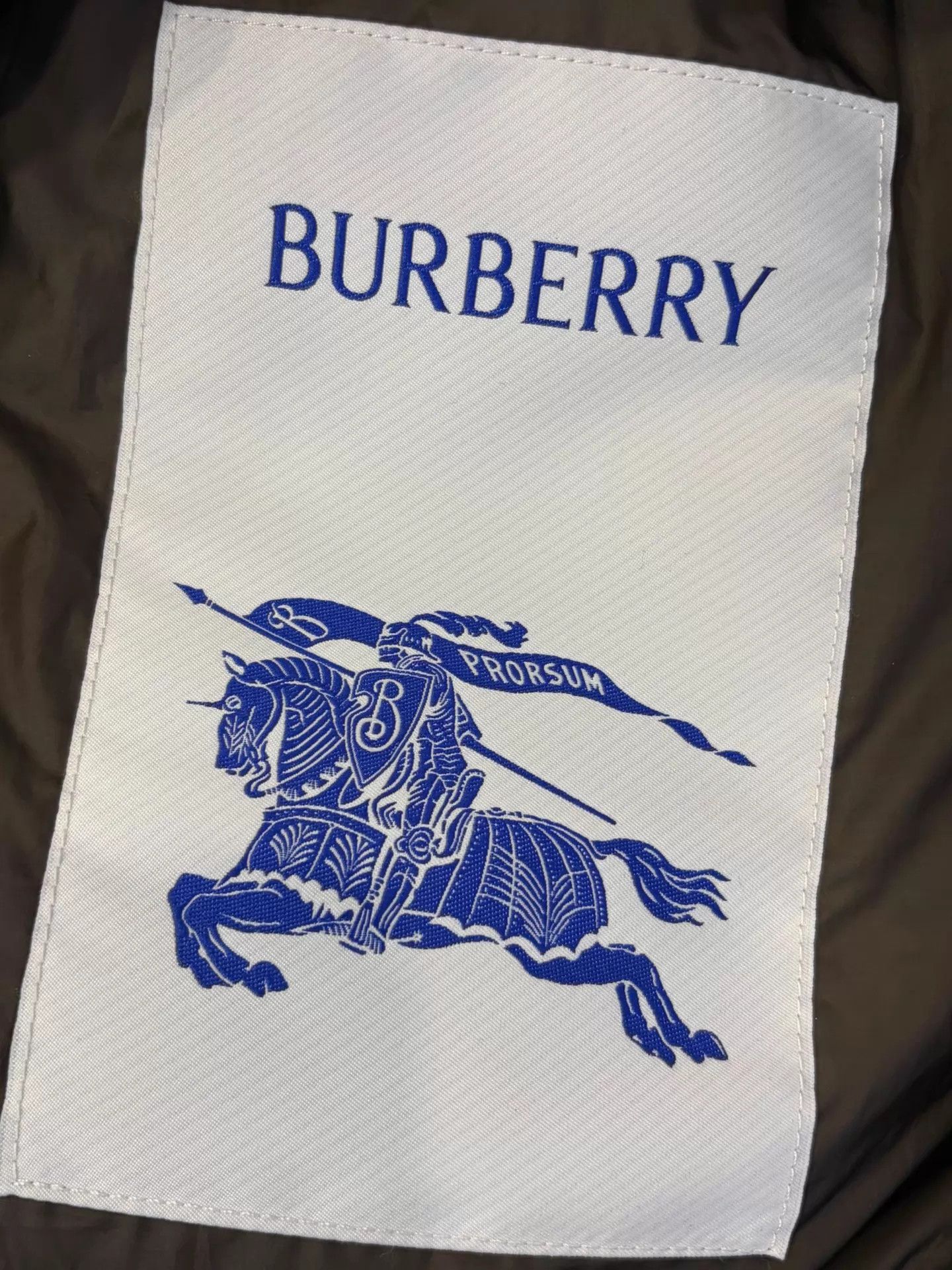 Burberry Burberry Men's Hooded Olive Green XXL Check-Lined Puffer Jacket Size US XXL / EU 58 / 5 - 3 Thumbnail