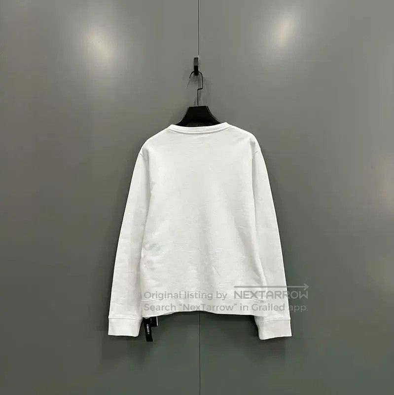 Loewe Loewe White Cotton Long Sleeve Sweatshirt . Size XL / US 12-14 / IT 48-50 - 3 Thumbnail